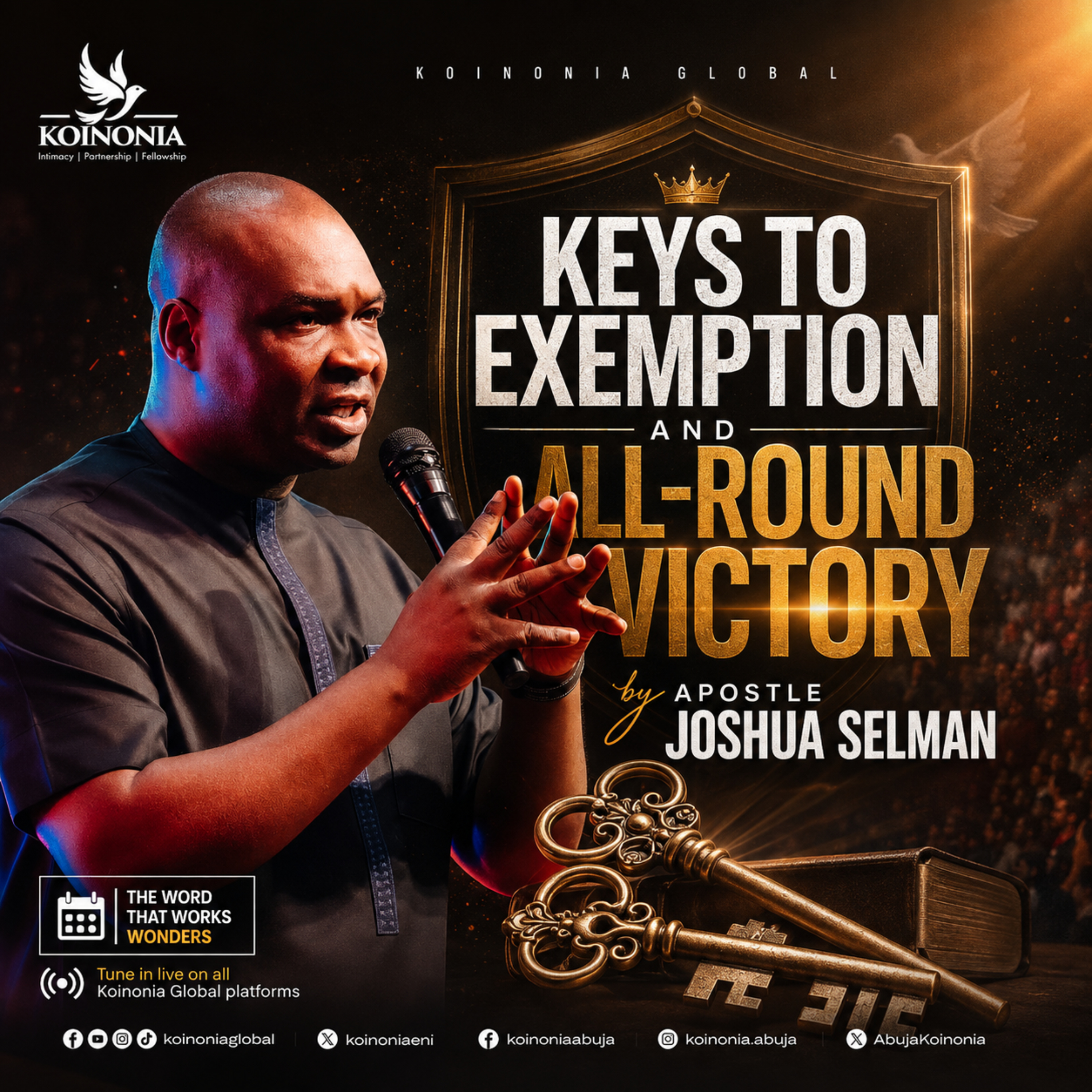 Keys to Exemption and All-Round Victory by Apostle Joshua Selman | Peniel 2026 Day 2 Evening episode artwork