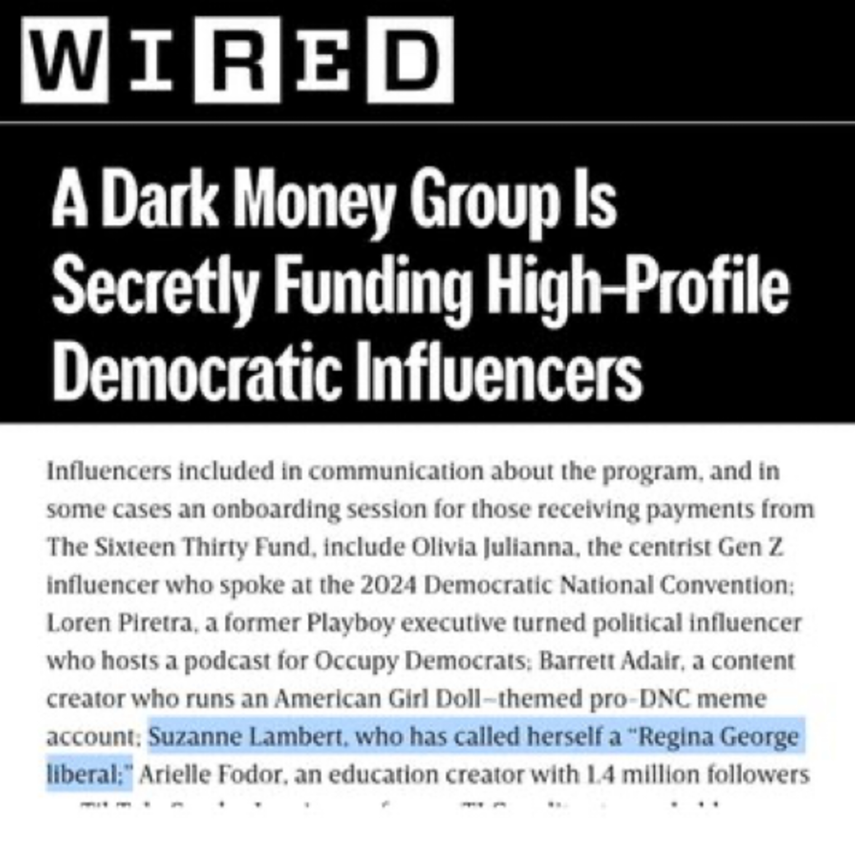 Taylor Lorenz Exposes DNCfluencer Dark Money Group episode artwork