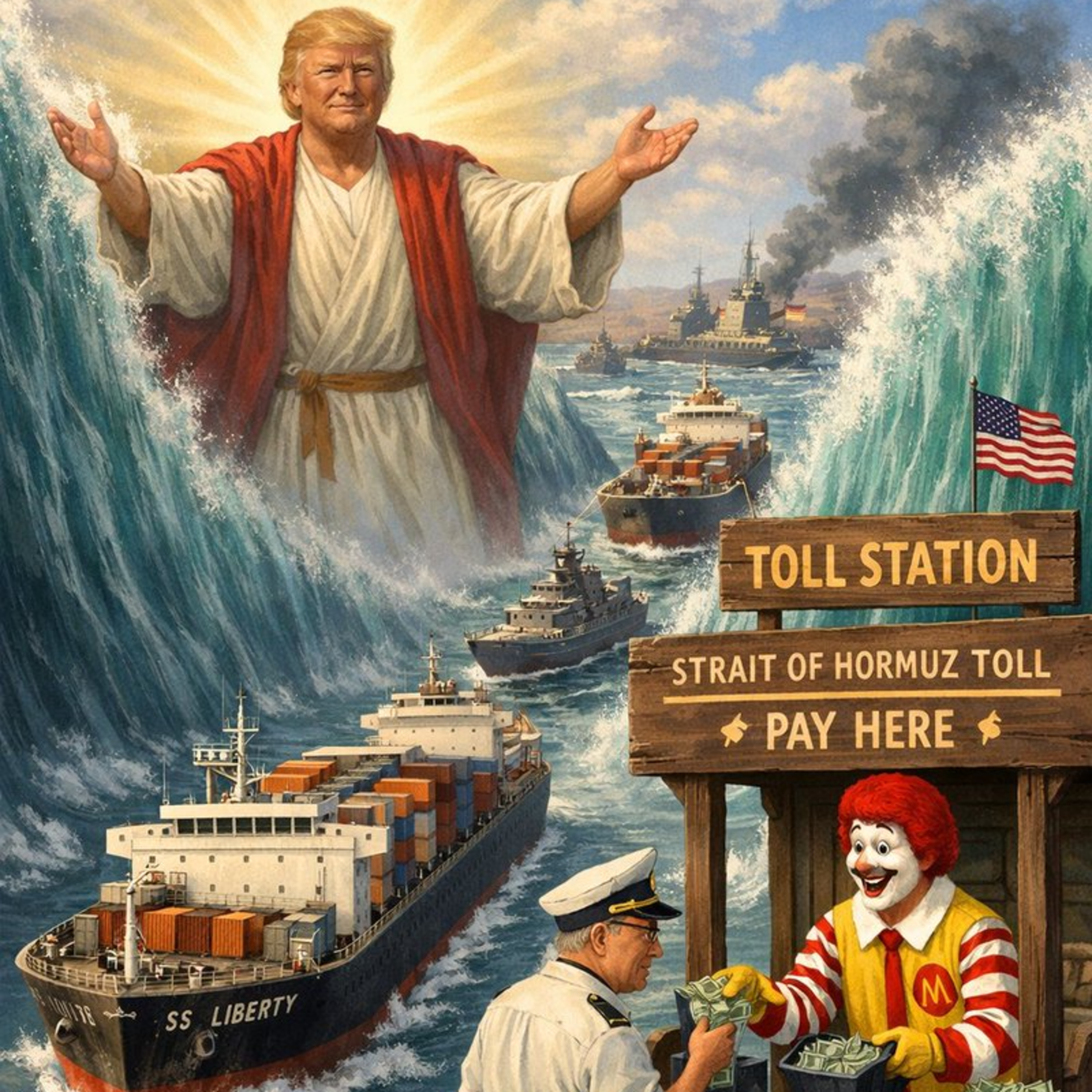 Trump Vs The Pope and THE STRAIT OF HORMUZ episode artwork