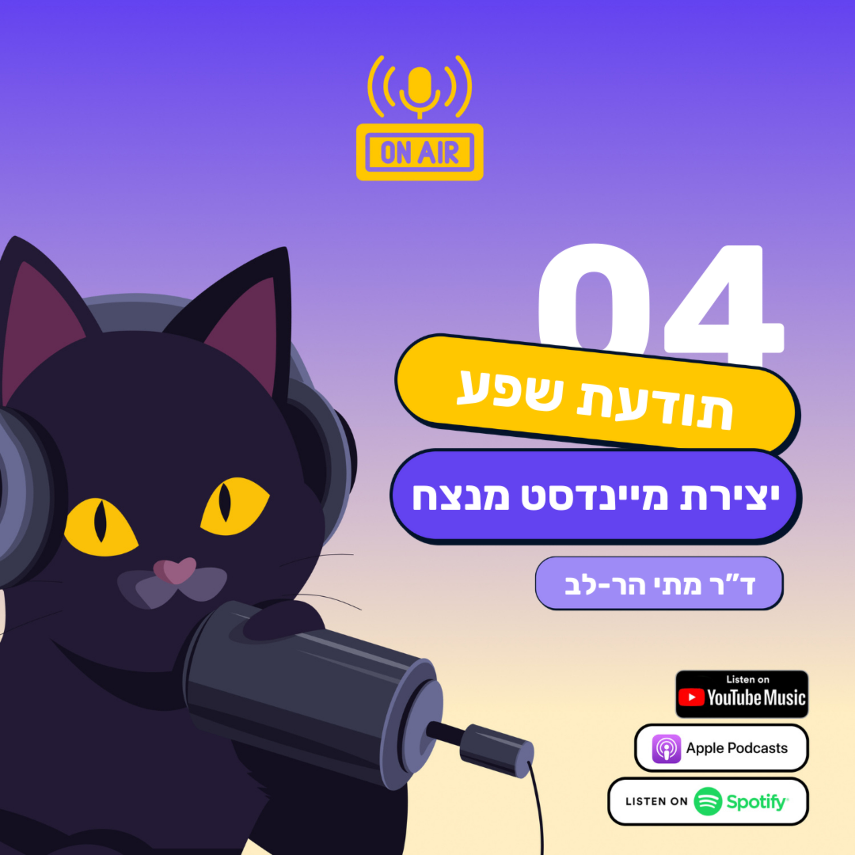 תודעת שפע ויצירת מיינדסט מנצח - ד"ר מתי הר-לב בפרק 4 בפודקאסט של חתול פיננסי