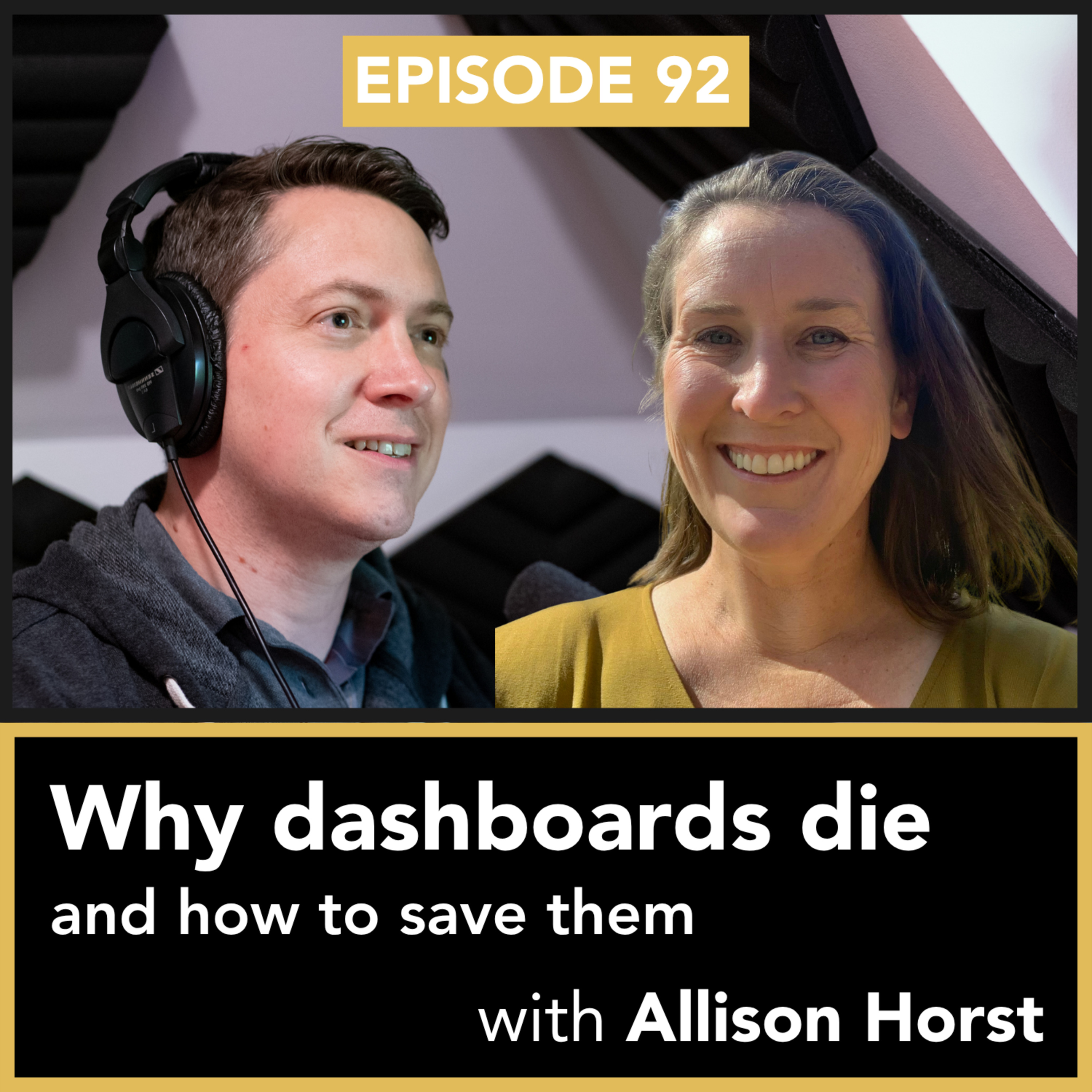 storytelling with data podcast: #92 Why Dashboards Die—and How to Save Them With Allison Horst