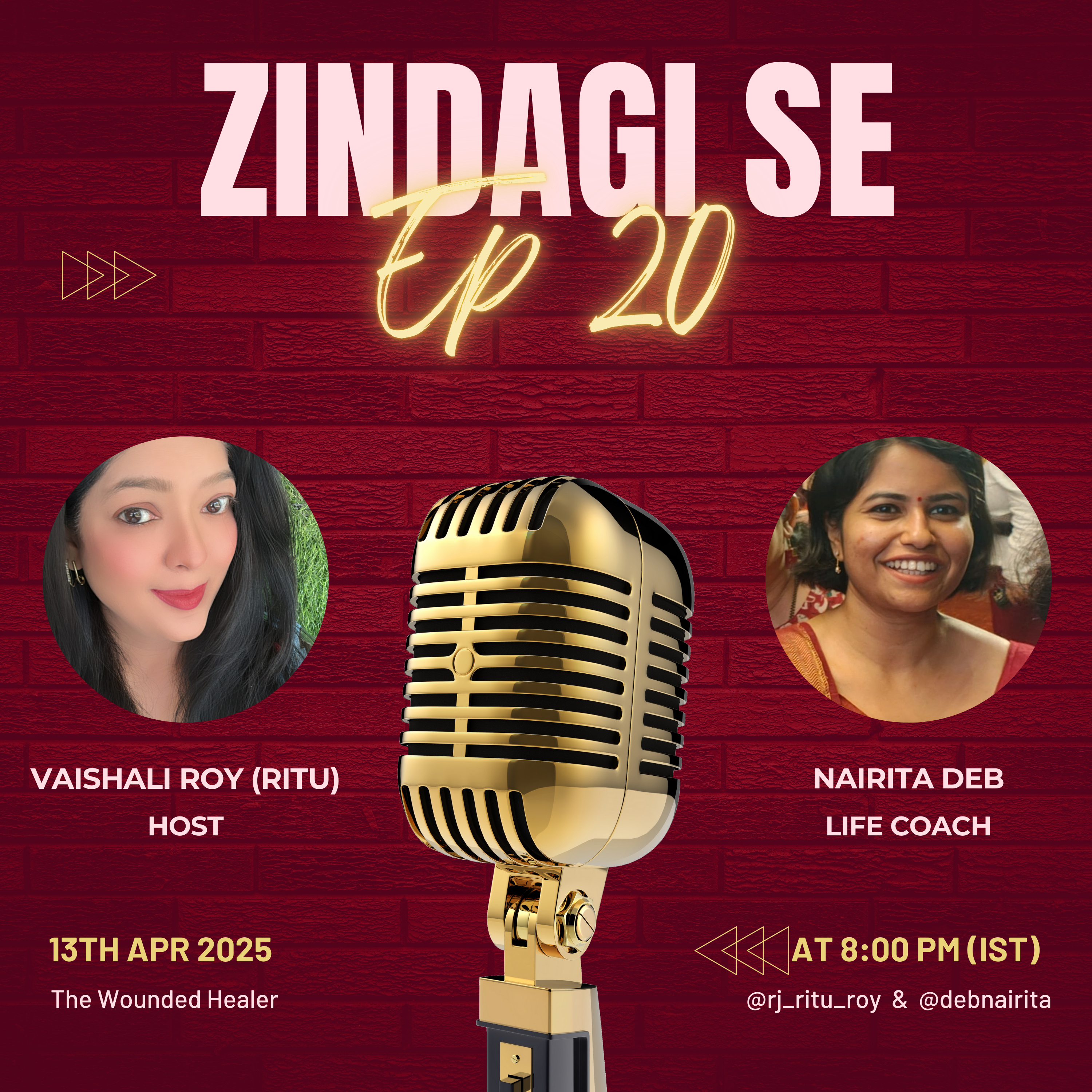 Zindagi Se - Ep 20: The Wounded Healer with Nairita Deb episode artwork
