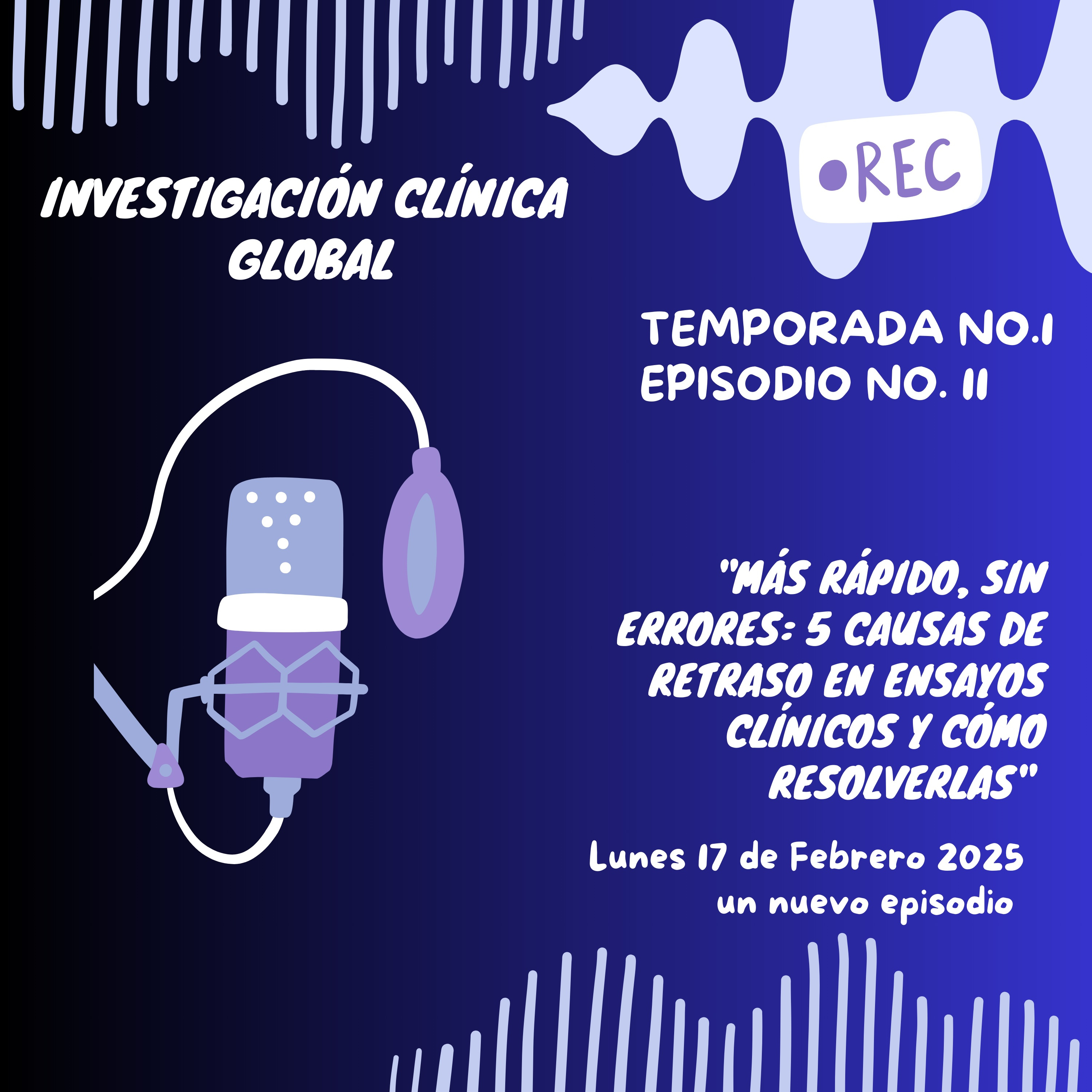 "Más rápido, sin errores: 5 causas de retraso en ensayos clínicos y cómo resolverlas" episode artwork