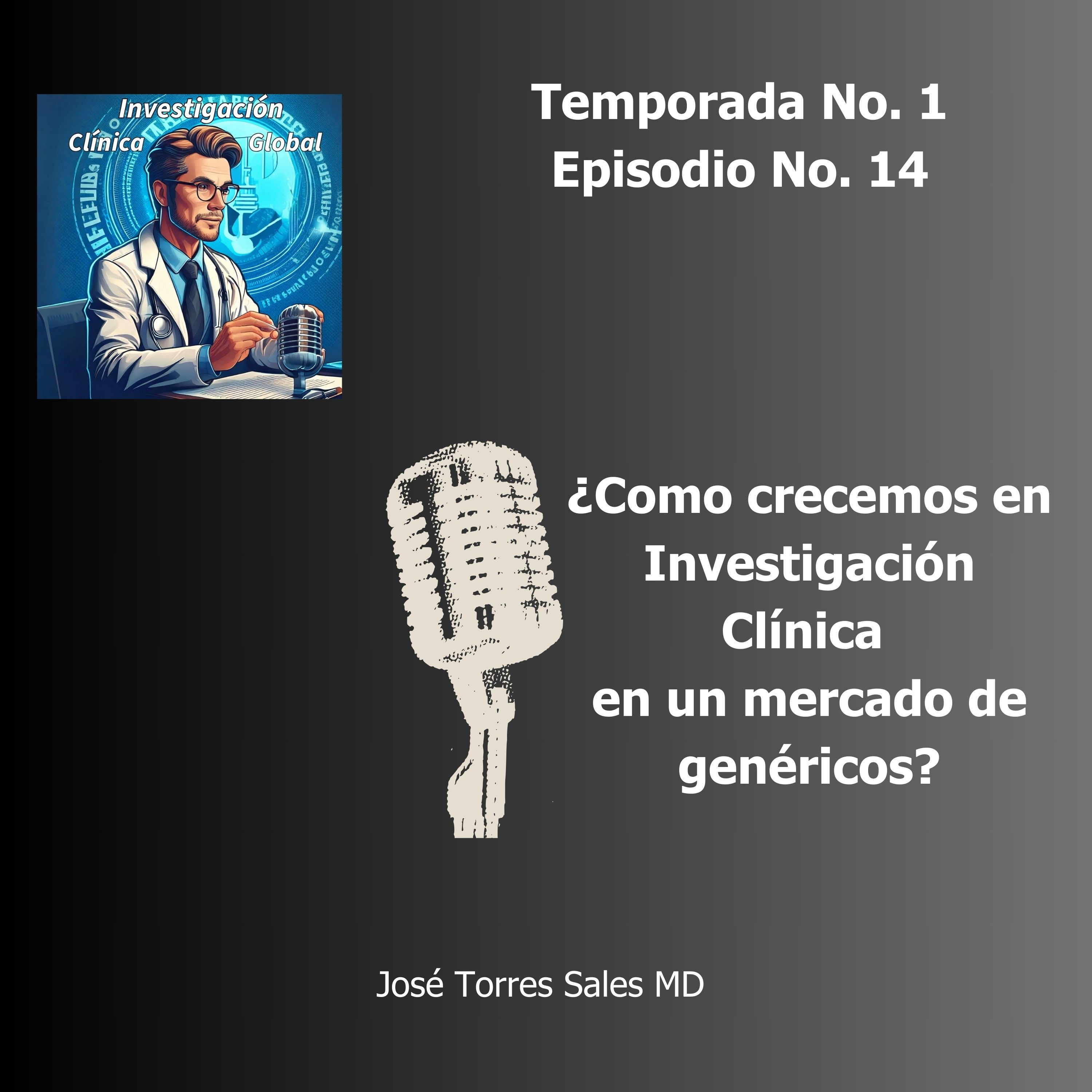 ¿Cómo crecemos en Investigación Clínica en un mercado de Genéricos? episode artwork