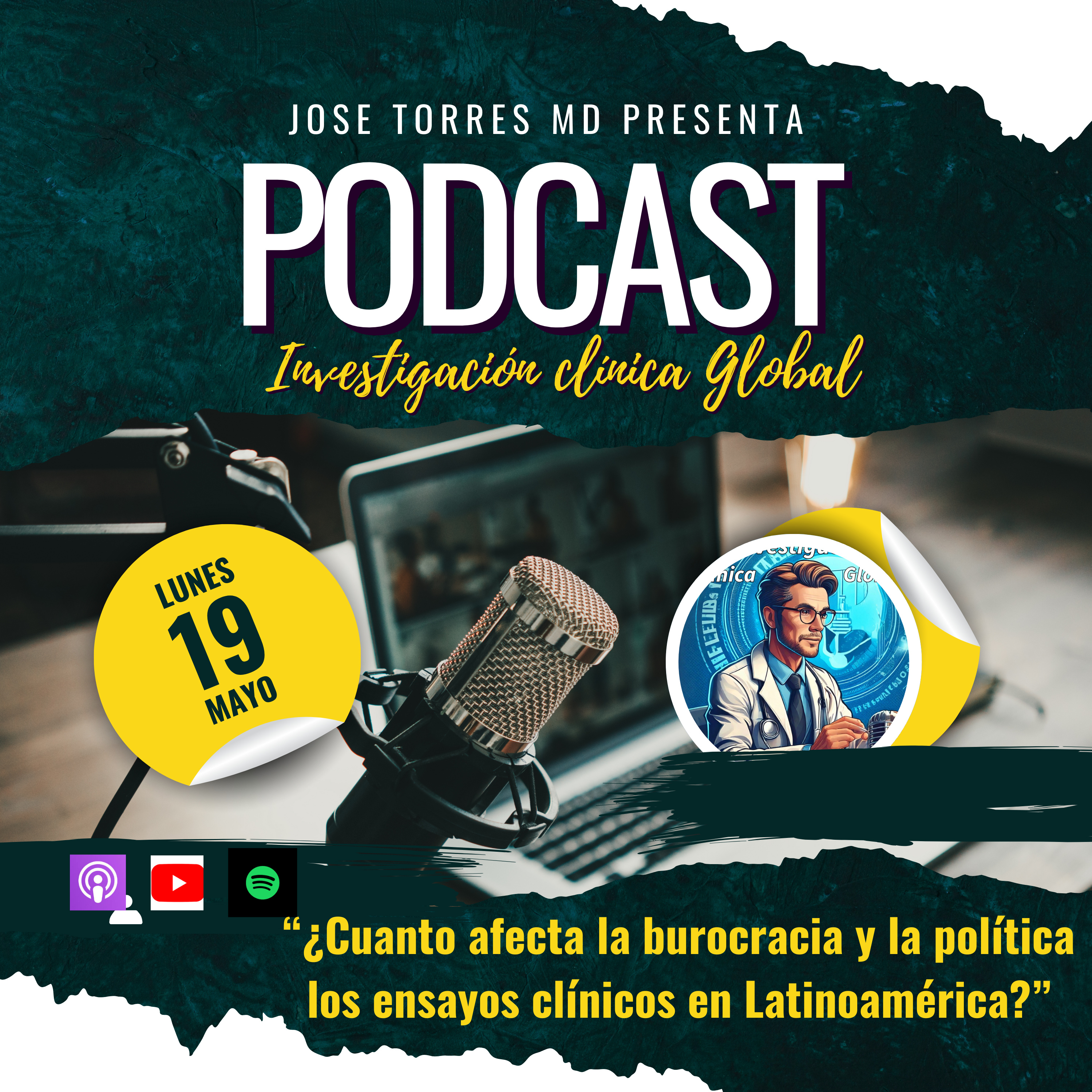 "¿Cuánto afecta la burocracia y la política a los ensayos clínicos en Latinoamérica? episode artwork