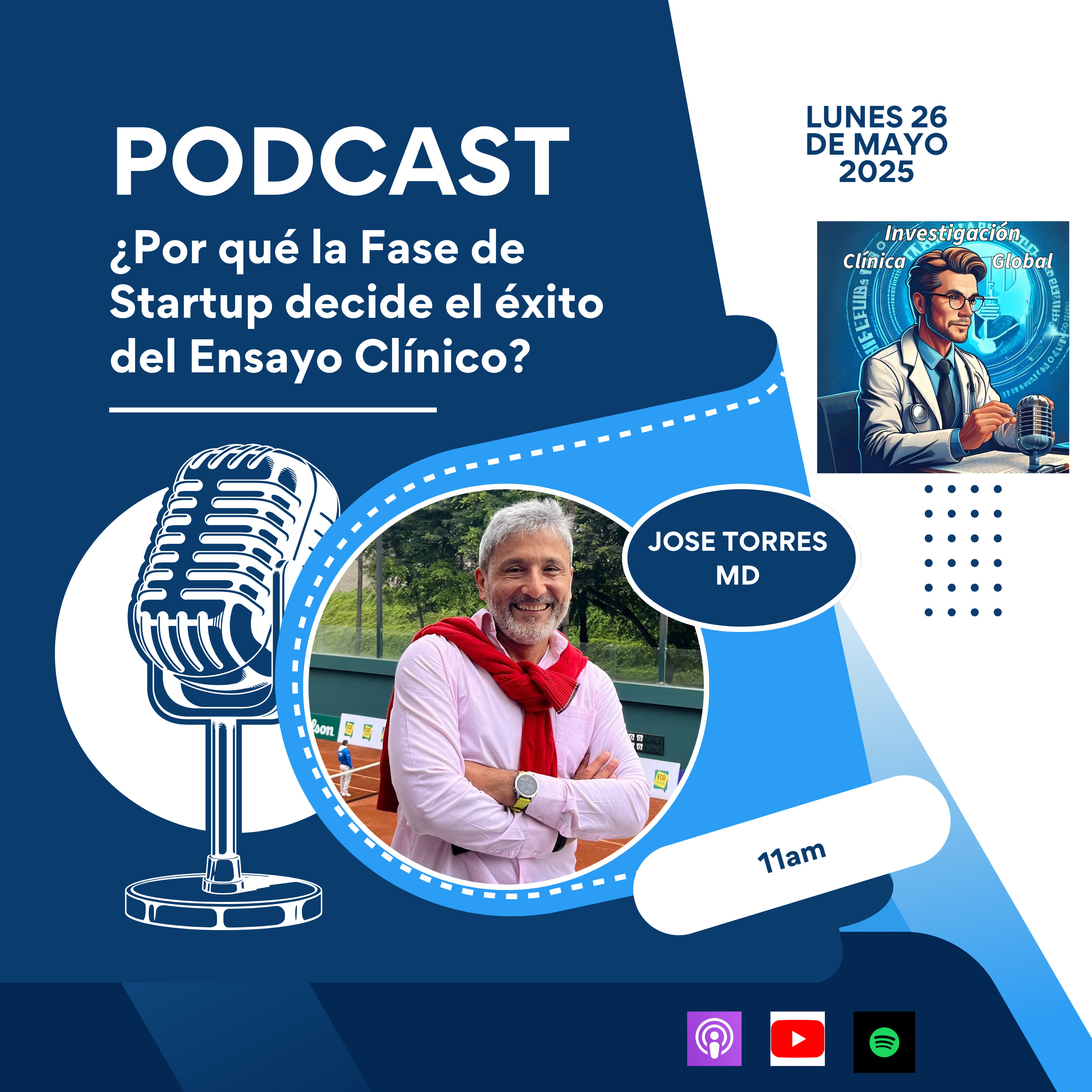 ¿Por qué la Fase de Startup decide el éxito del Ensayo Clínico? episode artwork
