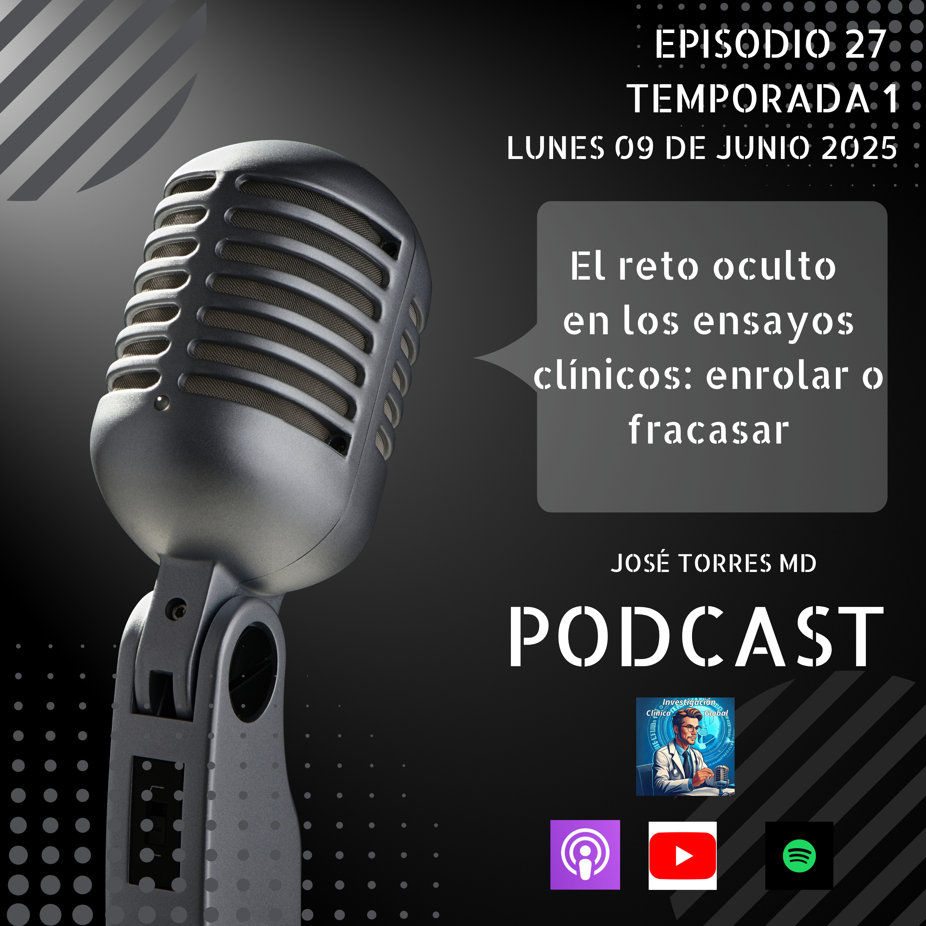 El reto oculto en los ensayos clínicos: Enrolar o fracasar episode artwork