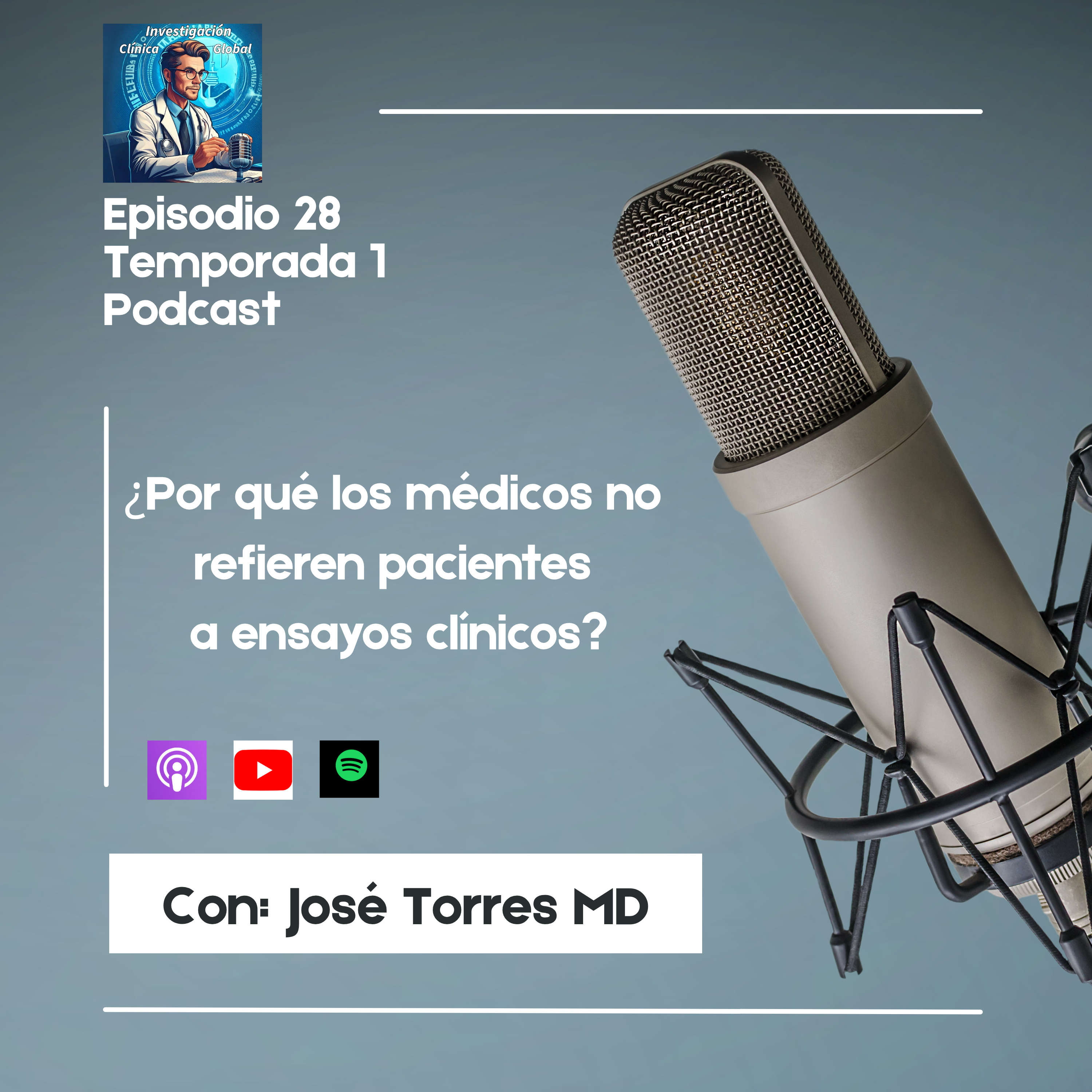 ¿Por qué los médicos no refieren pacientes a ensayos clínicos? episode artwork