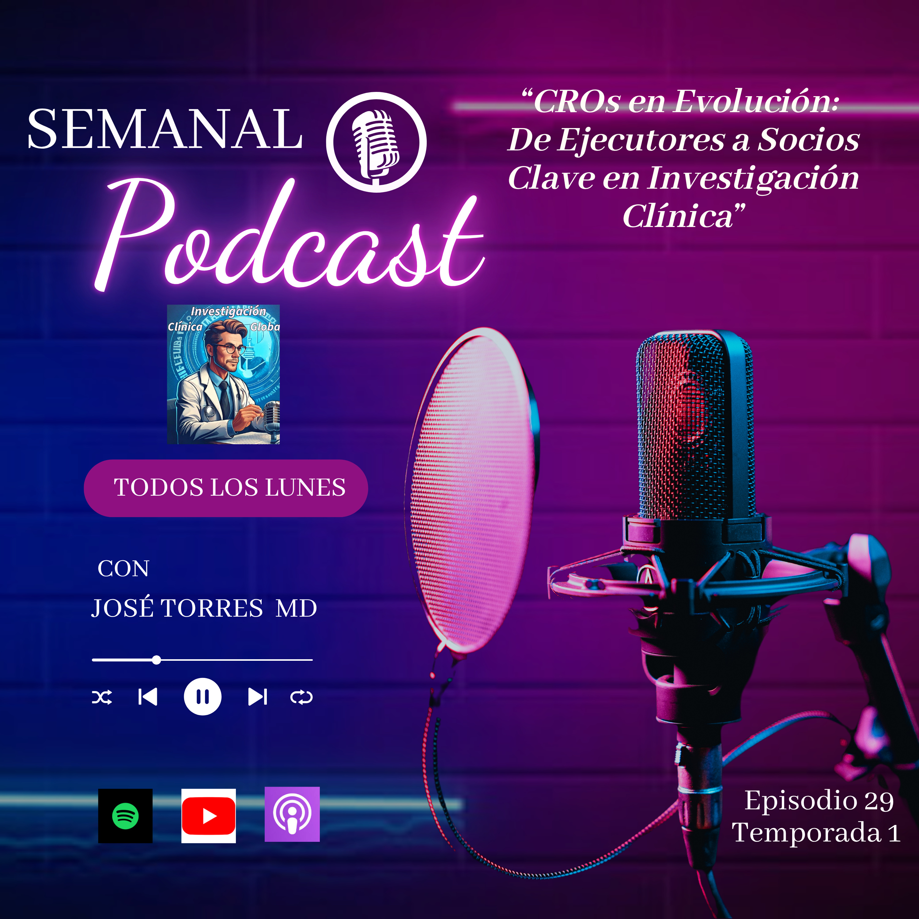 "CROs en evolución: de ejecutores a socios clave en investigación clínica" episode artwork