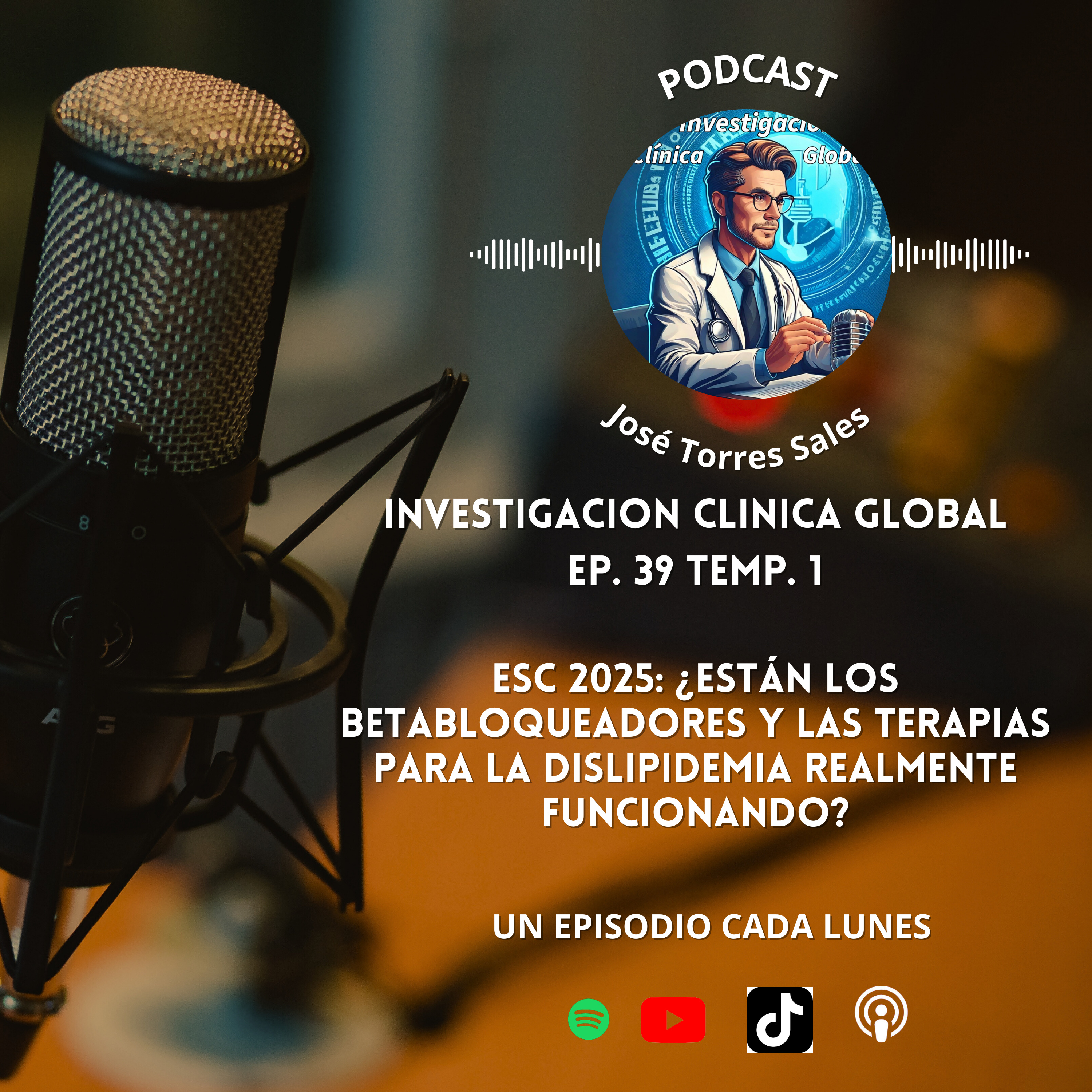 ESC 2025_ ¿Están los beta bloqueadores y las terapias para Dislipidemia realmente funcionando'? episode artwork
