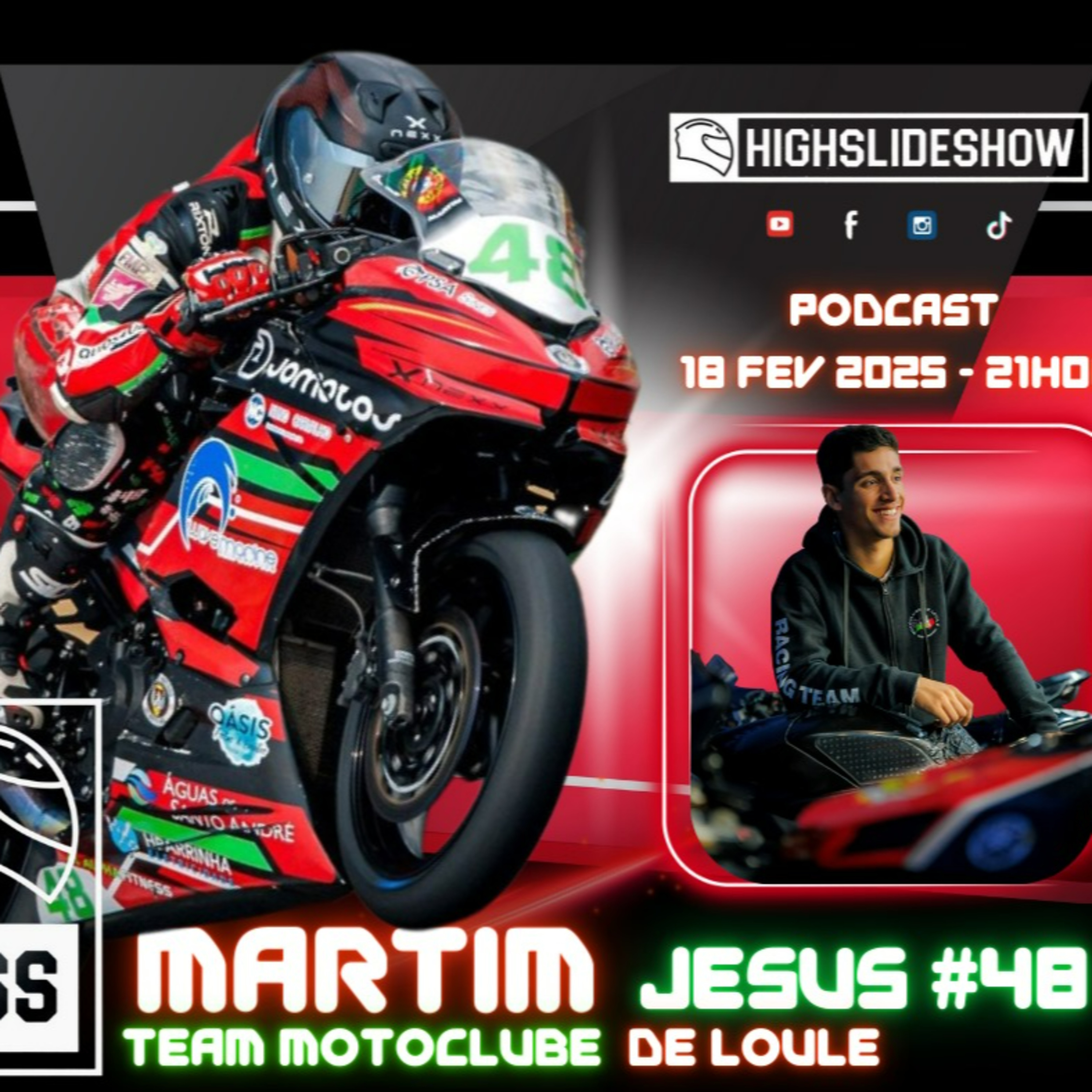Martim Jesus #48: Velocidade, Superação e Sonhos no Motociclismo! | HighSlide Show EP6 episode artwork
