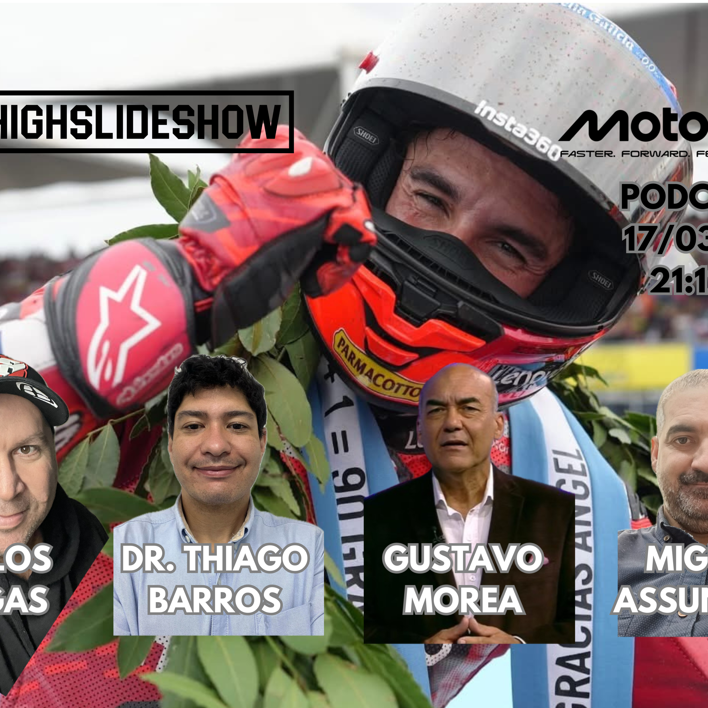 GP Argentina MotoGP - Debate Exclusivo com Gustavo Morea e Dr. Thiago Barros | HighSlide Show episode artwork