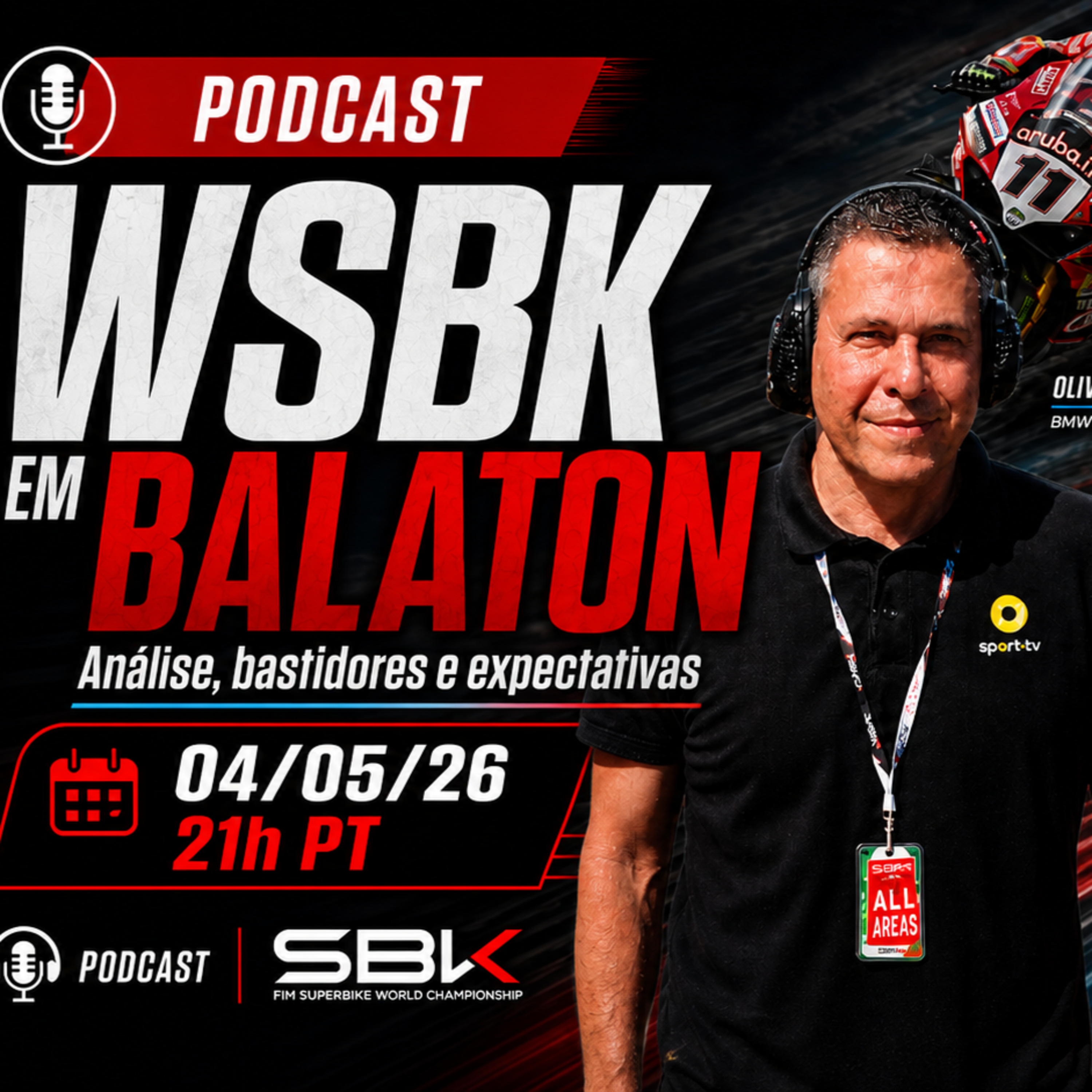 WSBK em Balaton: Bastidores e Análise com Pedro Gamito  episode artwork