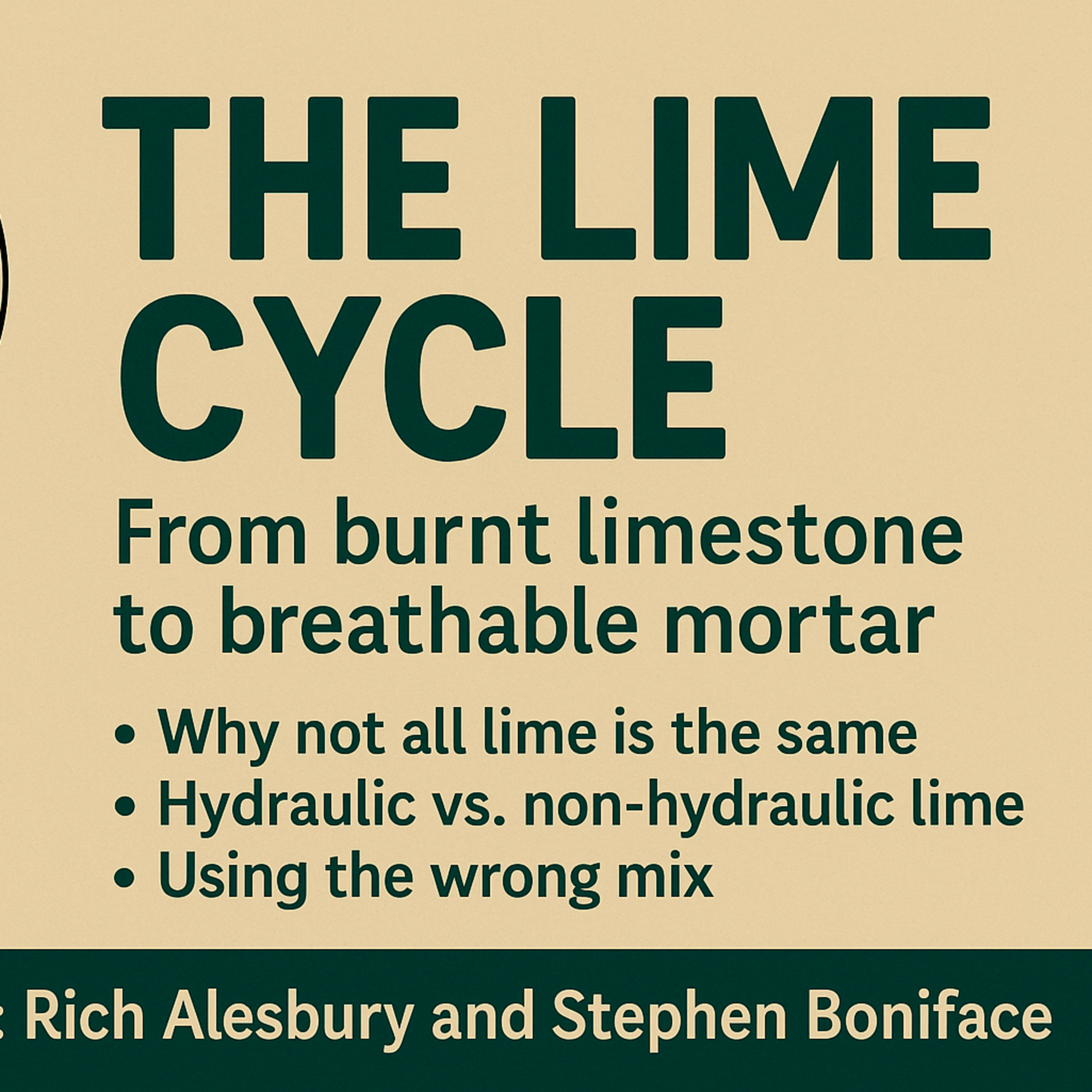 Lime Mortar for Old Homes – Chemistry, Conservation & Why It Still Works
