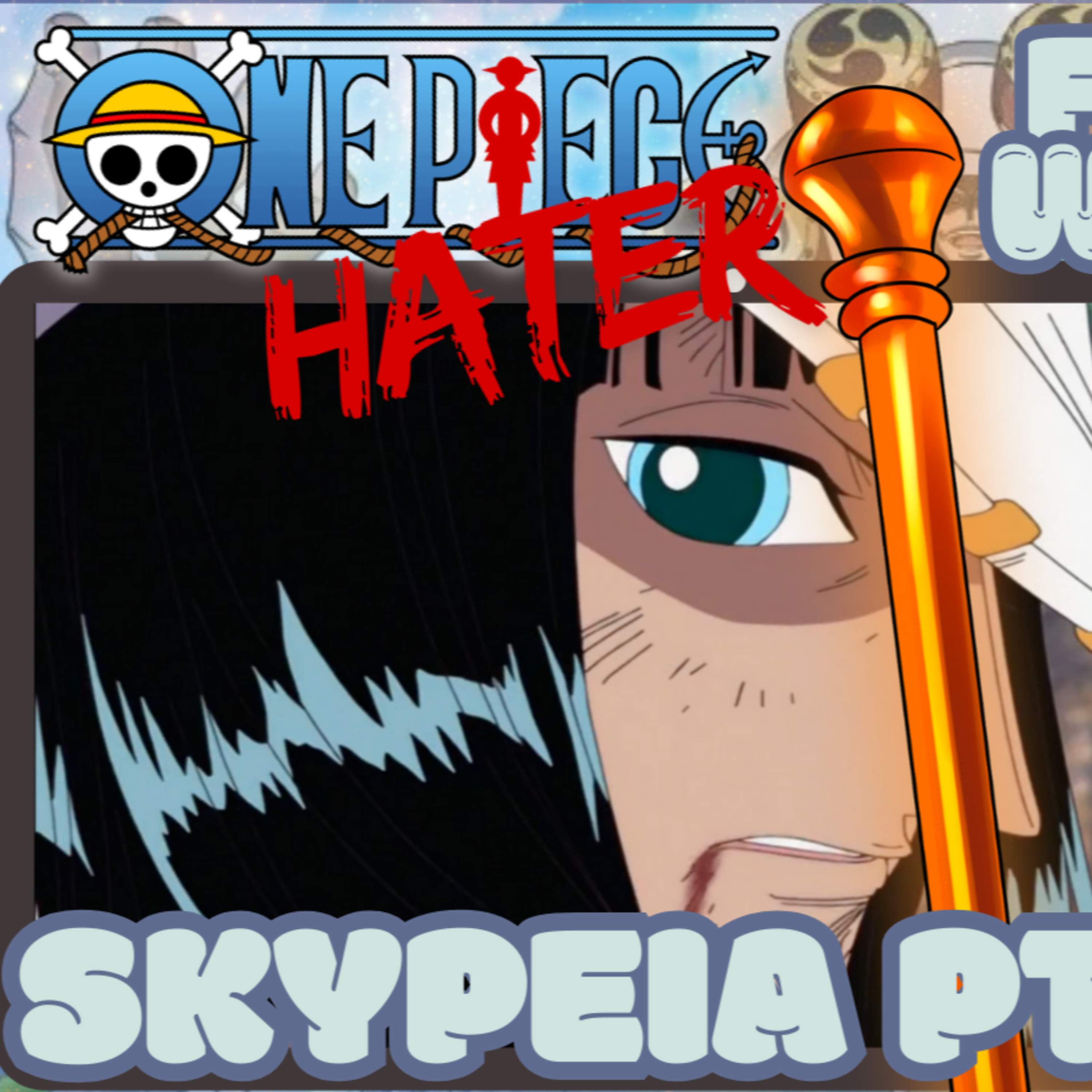 SKYPEIA PART 3! One Piece Hater Starts One Piece! | @KrashedCosplay Reaction episode artwork