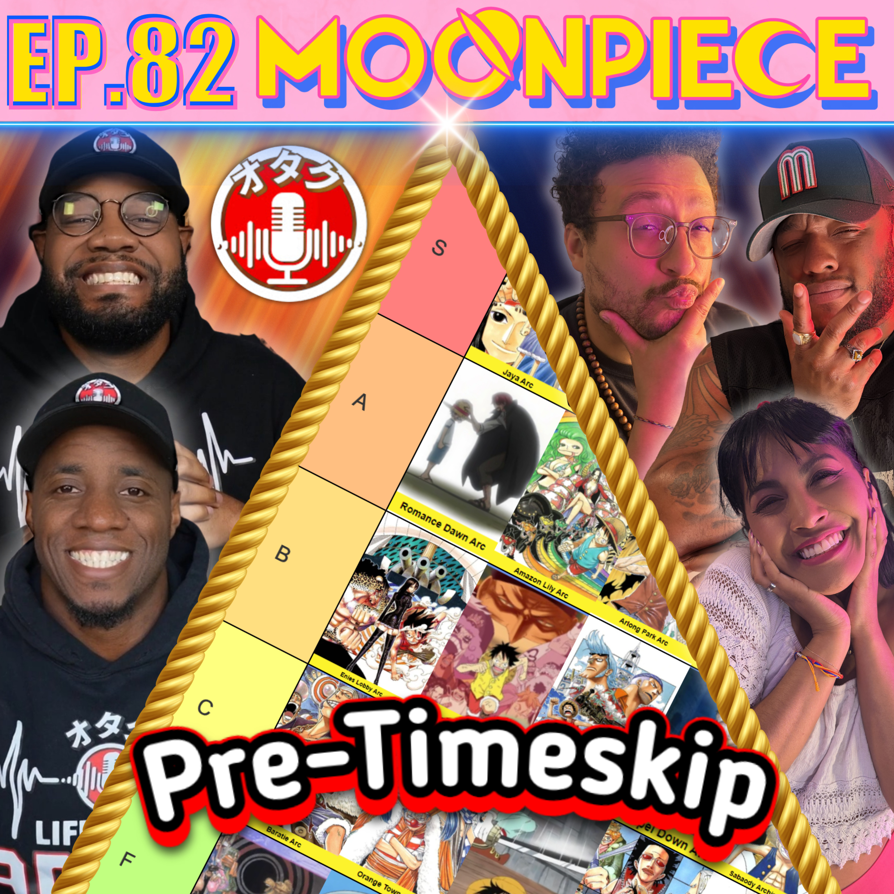 2 Pods, 1 One Piece Pre-Timeskip Tier List w/ @LifeWithAnimePodcast  | Moon Piece Podcast #82 episode artwork