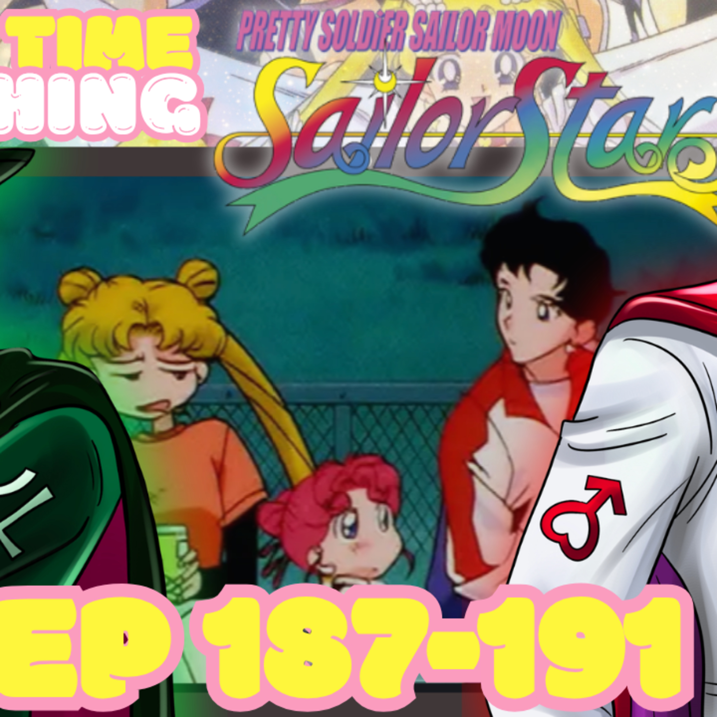 SEIYA OVER MAMOROU! Sailor Moon Sailor Stars Ep.187 - 191 Reaction! | First Time Watching episode artwork