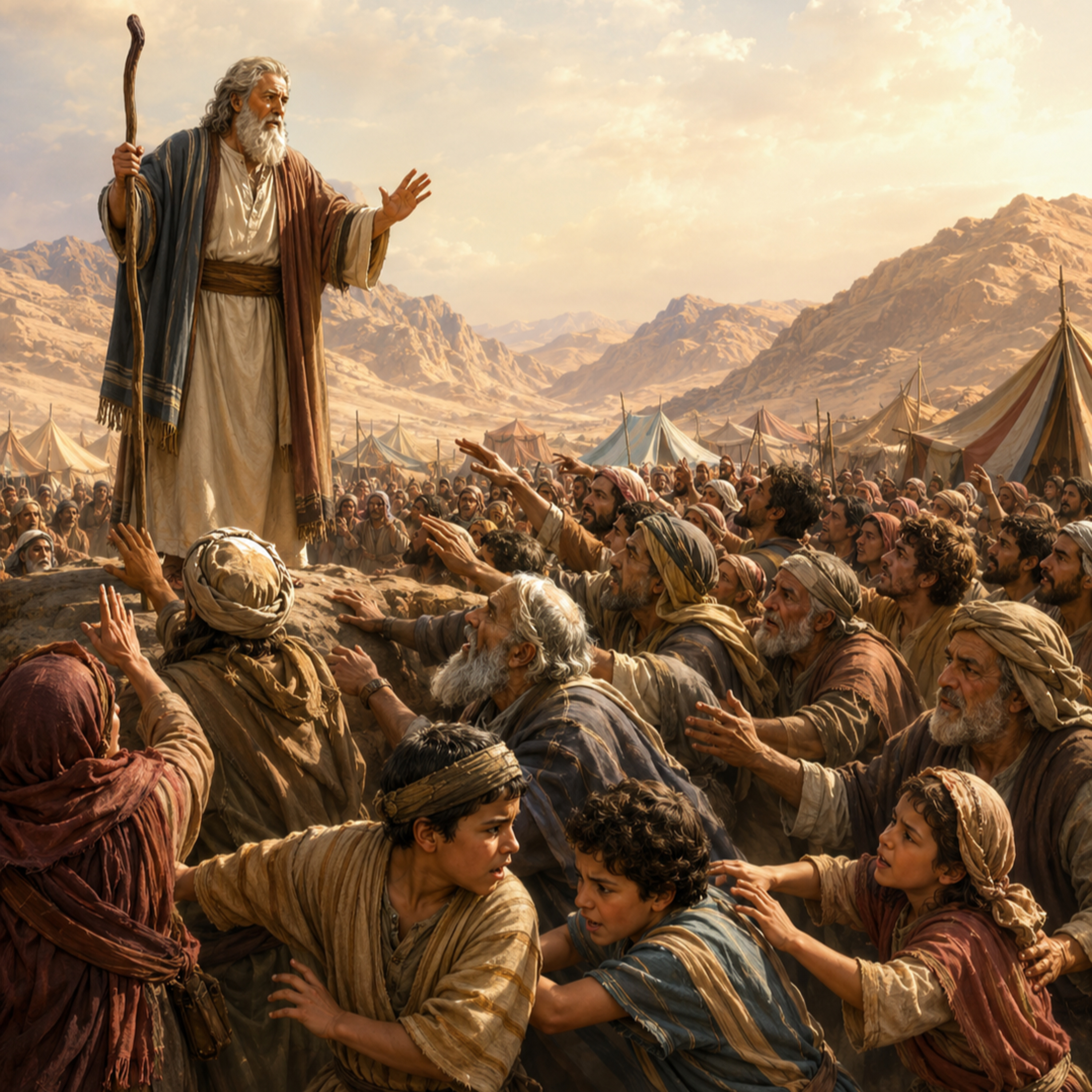 וַתִּקְרְבוּן אֵלַי כֻּלְּכֶם - Moshe Meets the Mob - פרשת דברים episode artwork