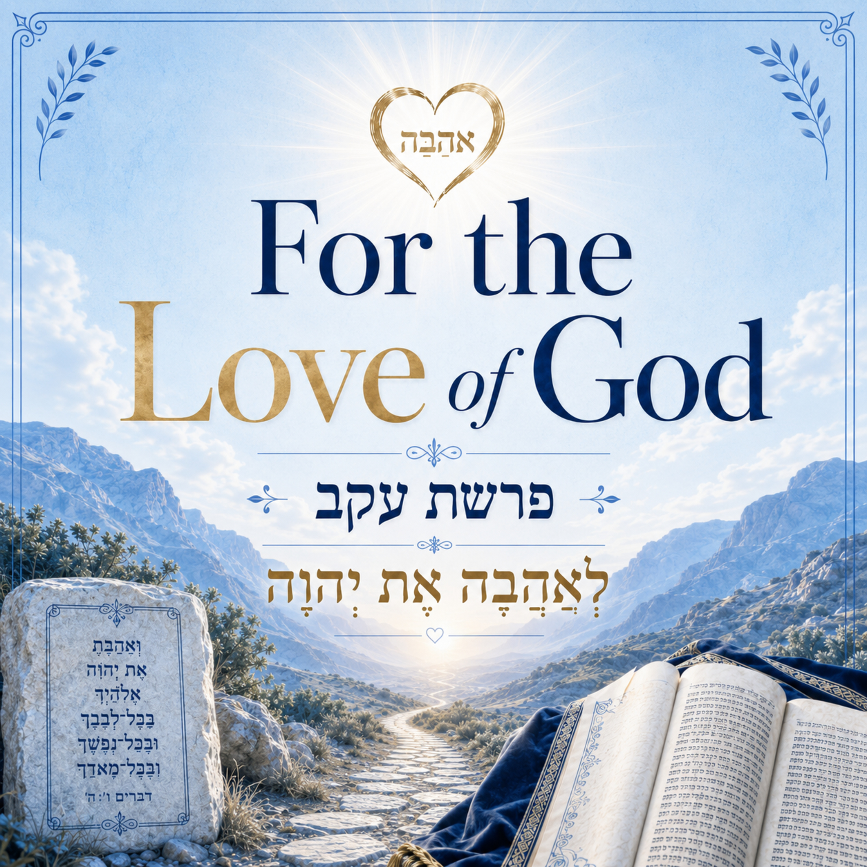 For the Love of God - פרשת עקב - לְאַהֲבָה אֶת יְהֹוָה episode artwork