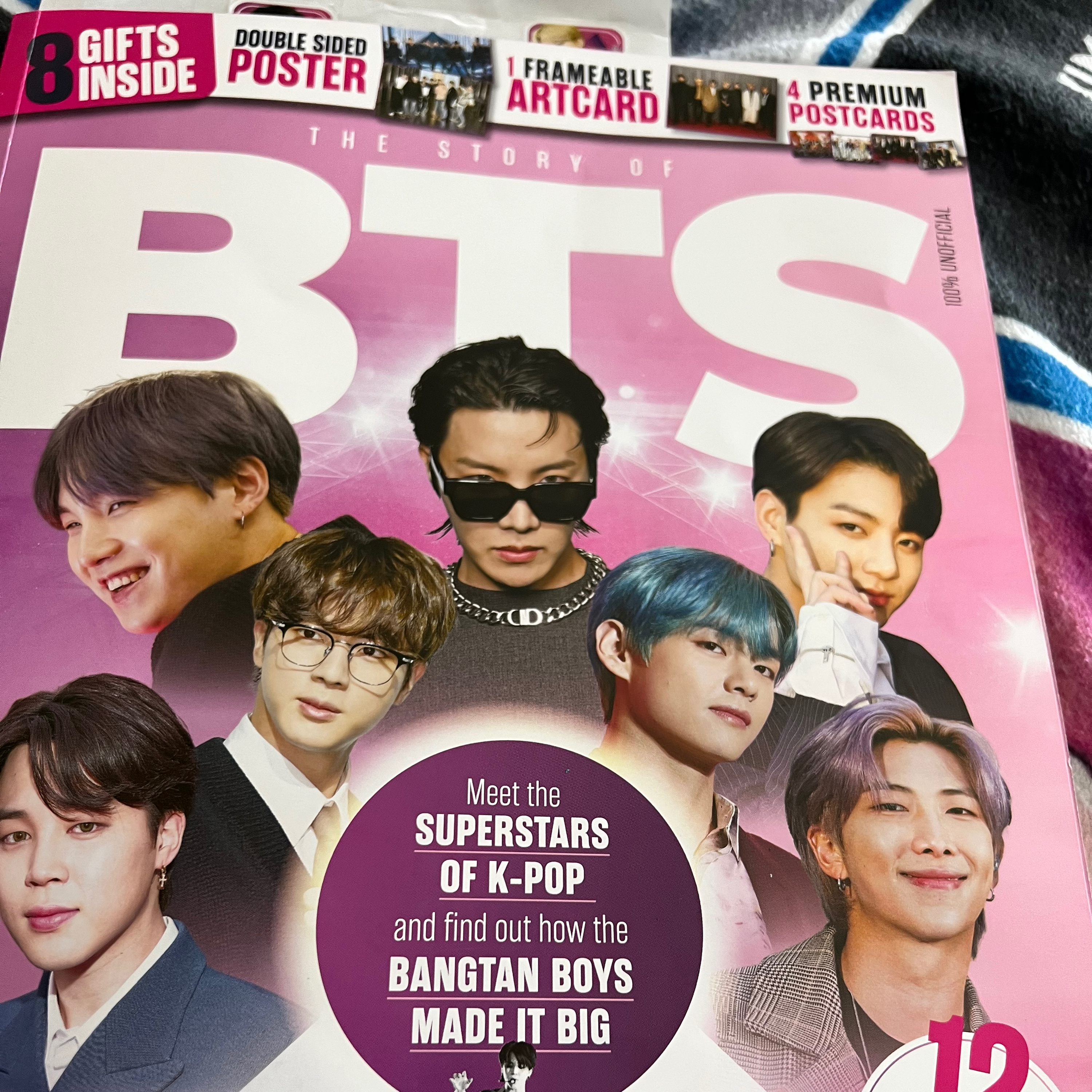 The Story Of BTS magazine page 74 to 75 today