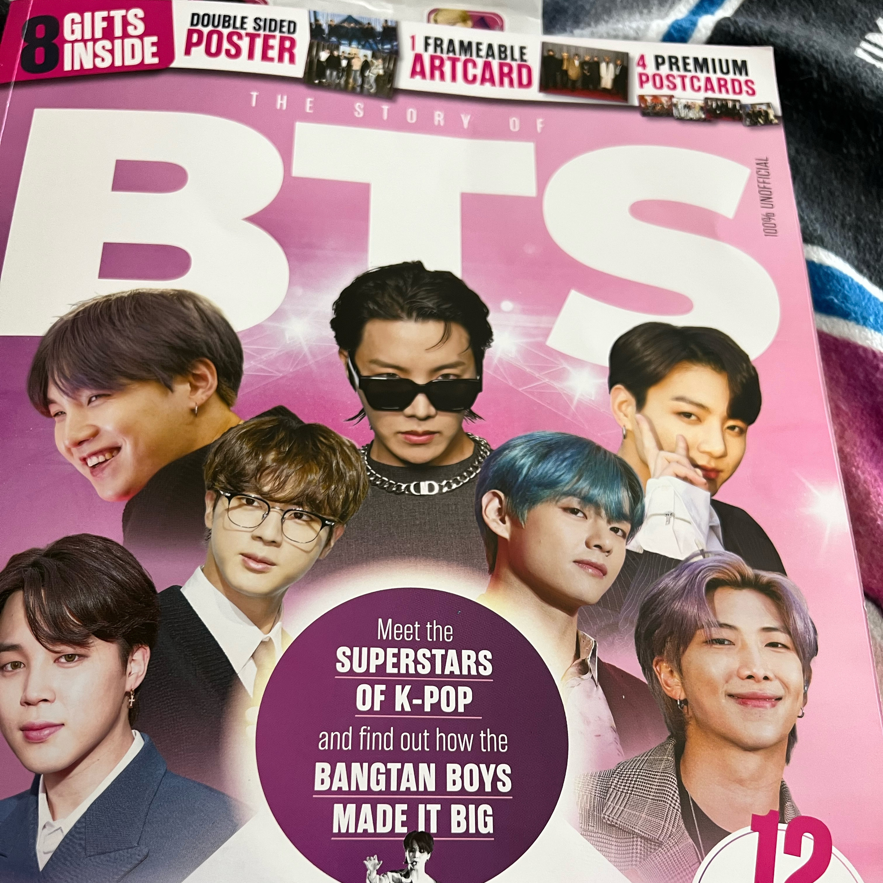 I am reading the magazine still of The Story Of BTS page 97