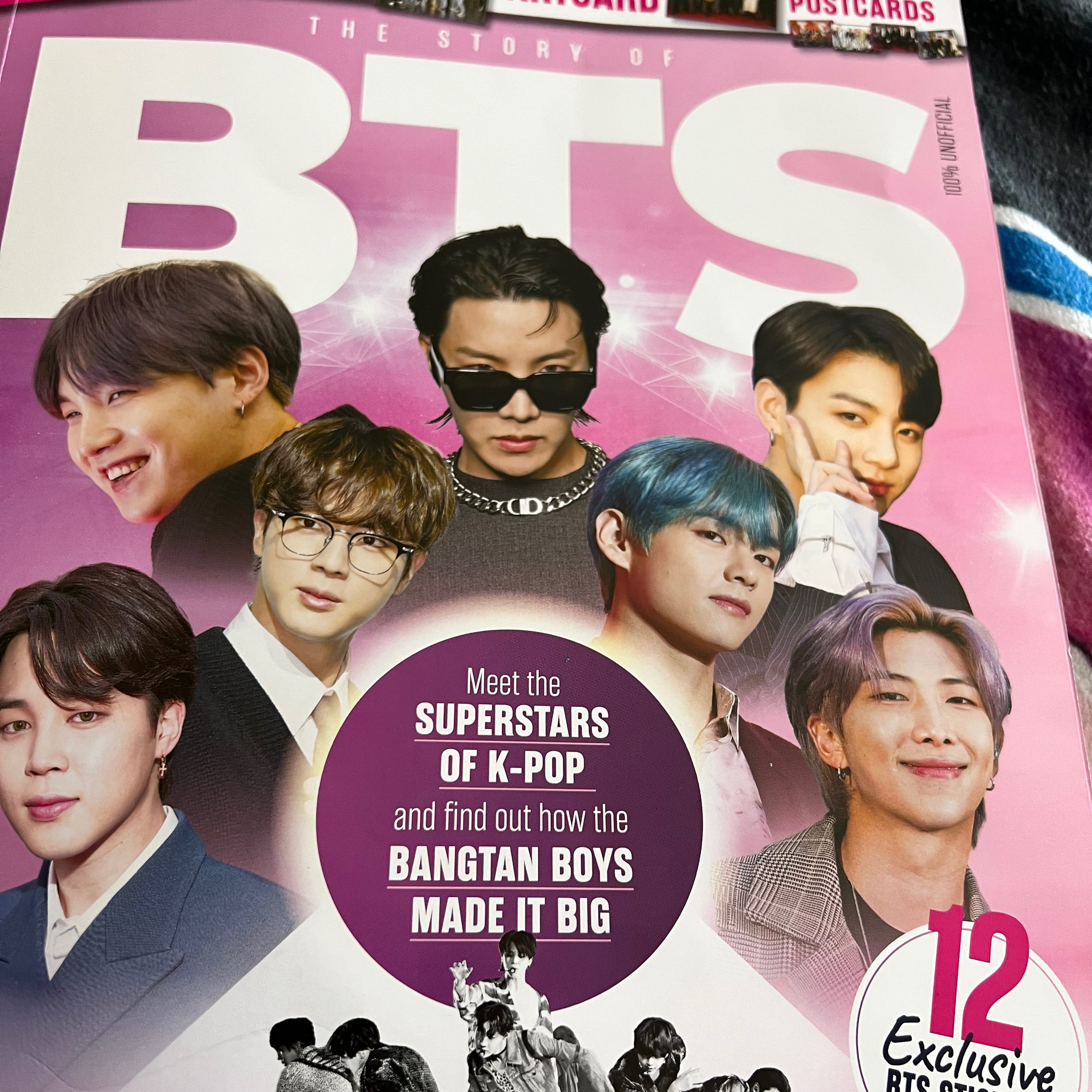 The BTS magazine reading time