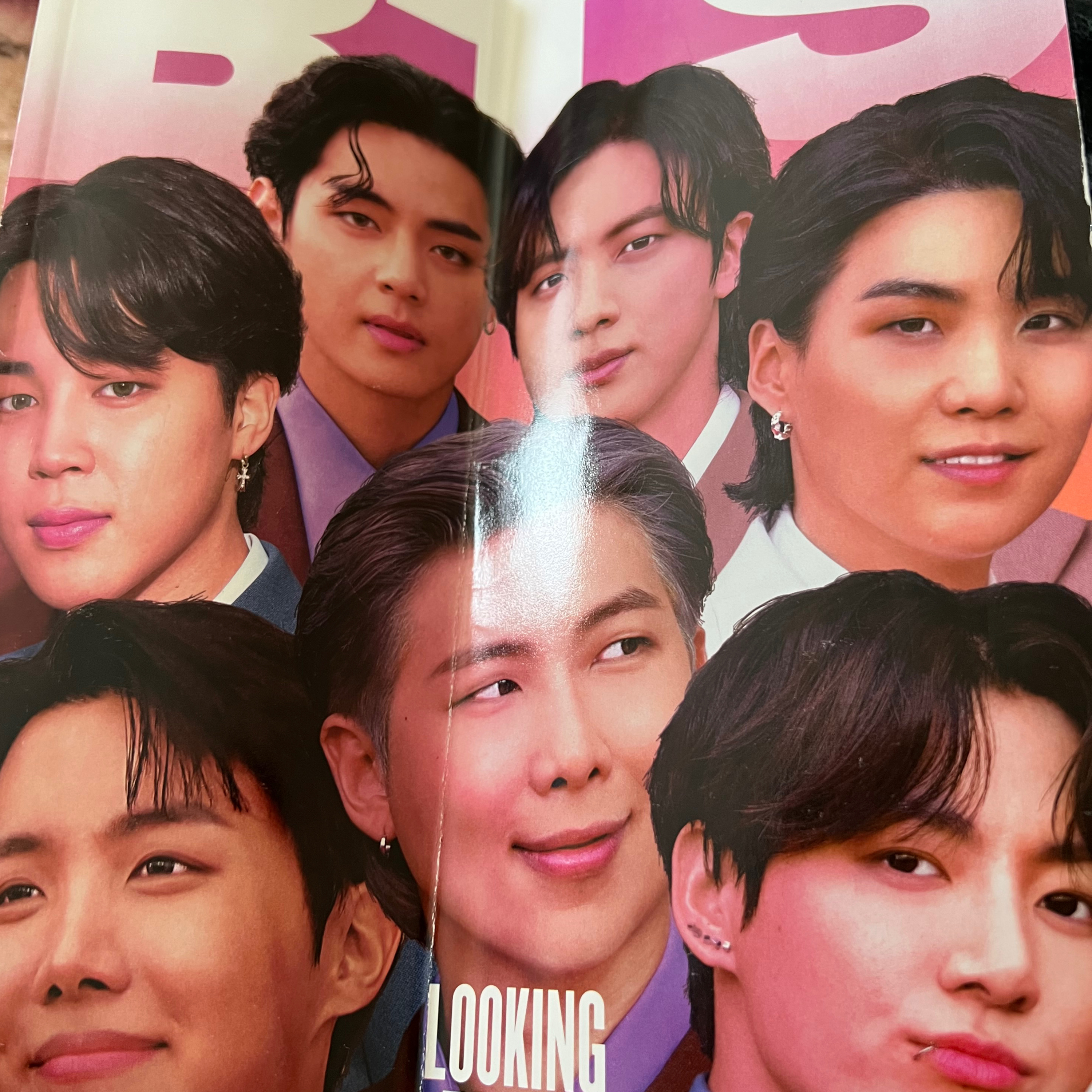 I am reading the magazine BTS Looking To The Future magazine 2023
