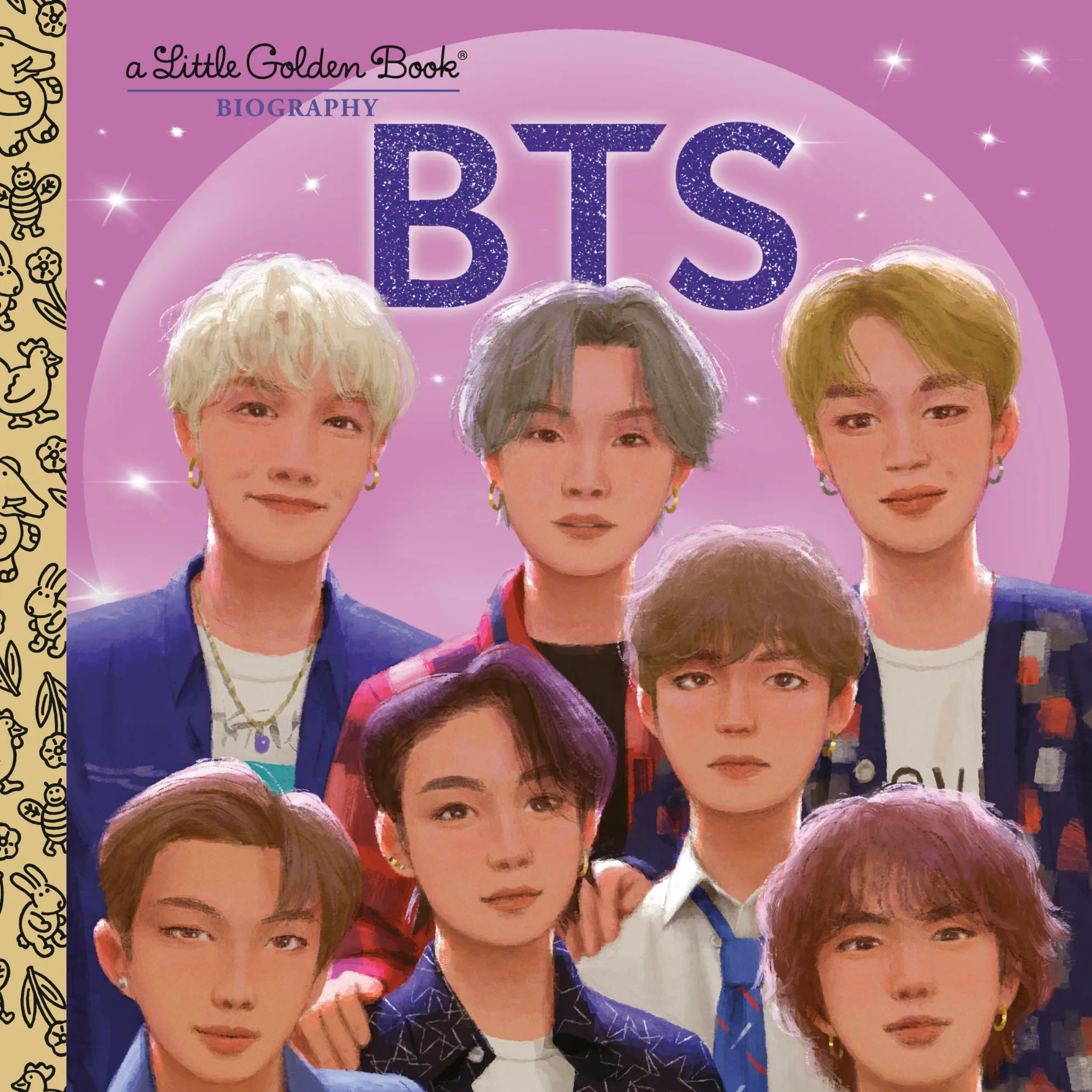 First Look at the Cover of ‘BTS: A Little Golden Book Biography’