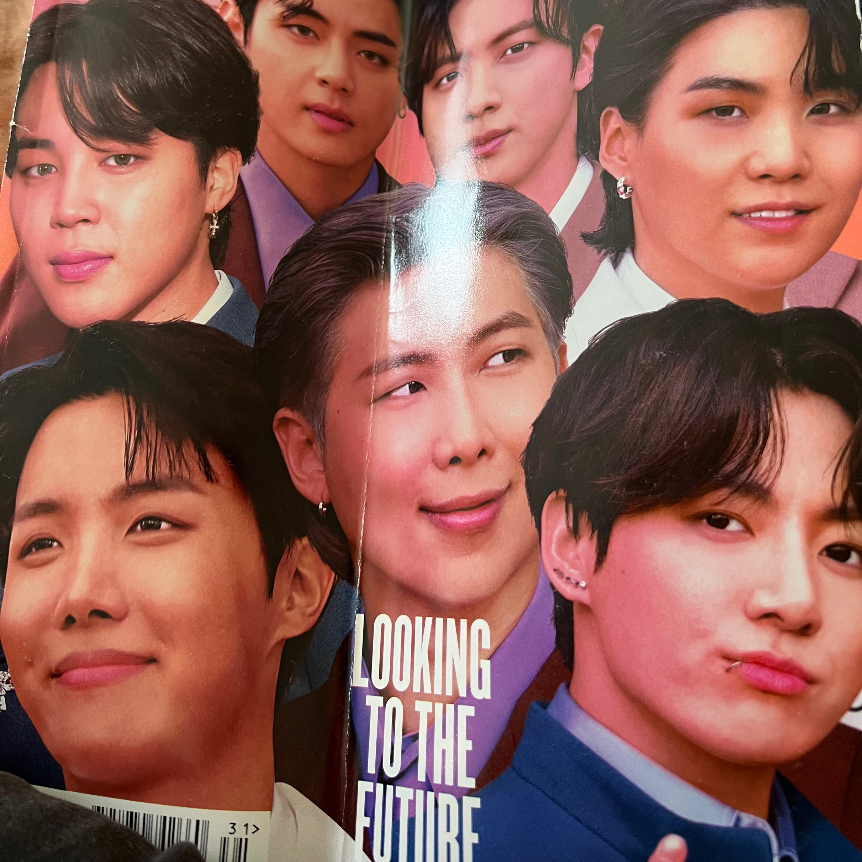 BTS Looking To The Future Magazine reading time hour today page 41 to 48