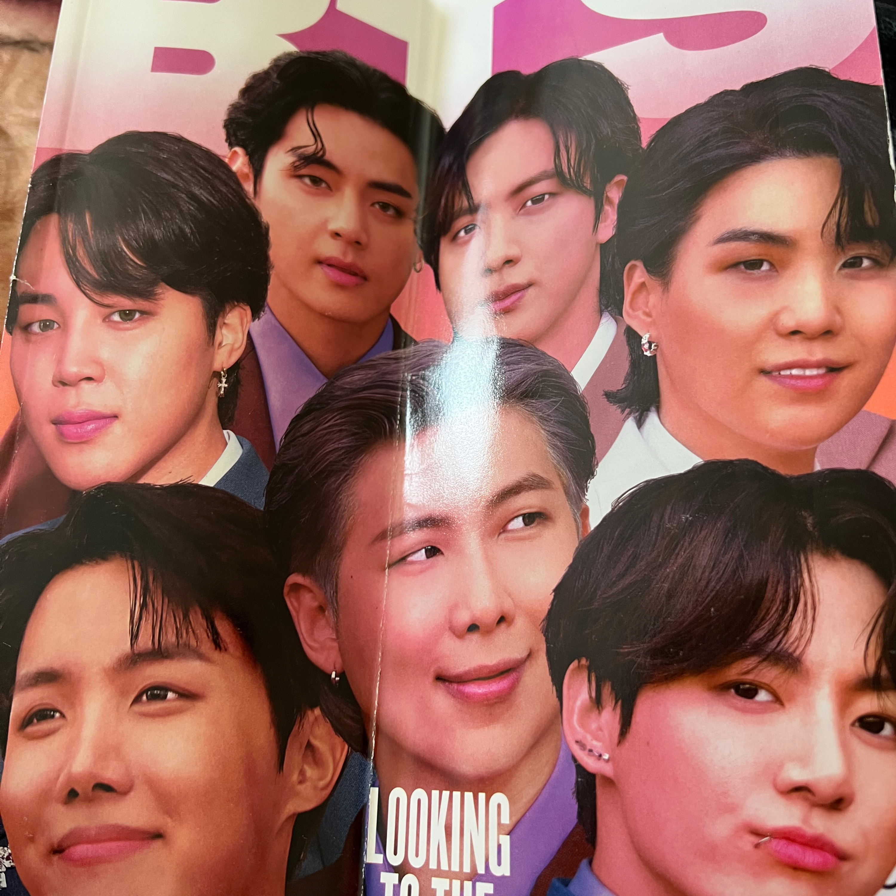 I am still reading the magazine of BTS Looking To The Future