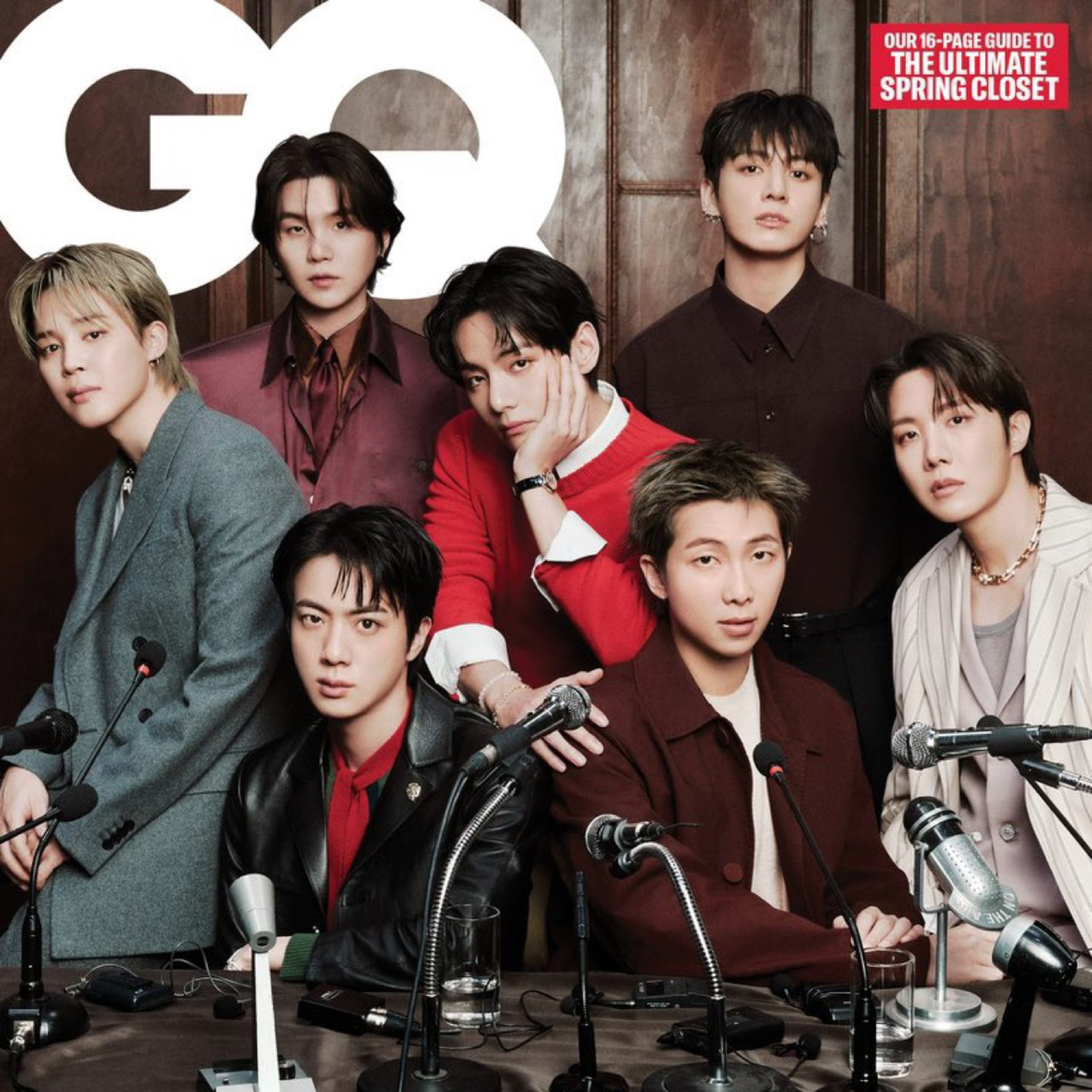 Tomorrow subject article is GQ Magazine BTS