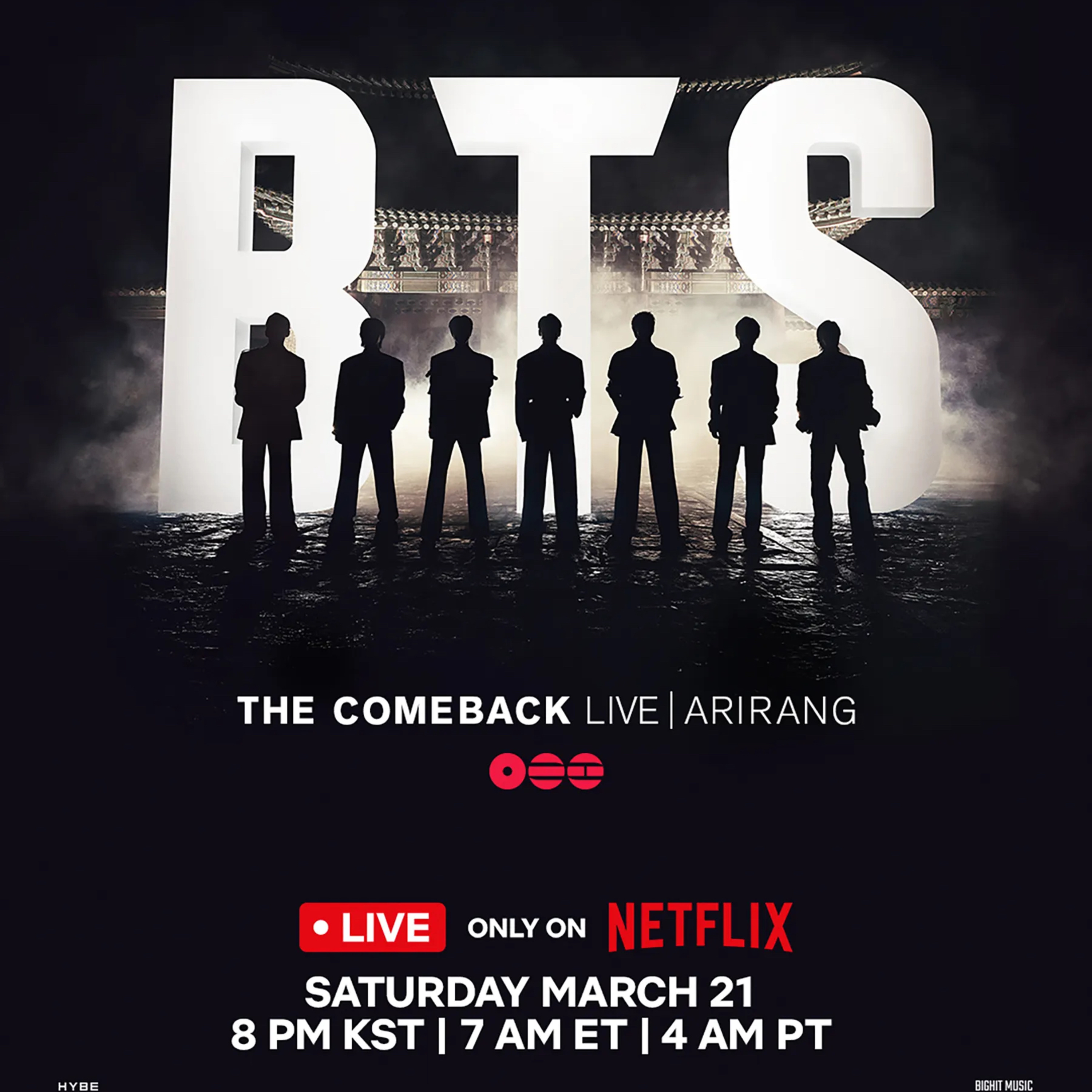BTS THE COMEBACK LIVE | ARIRANG’ TRAILER ARRIVES AHEAD OF NETFLIX CONCERT SPECIAL