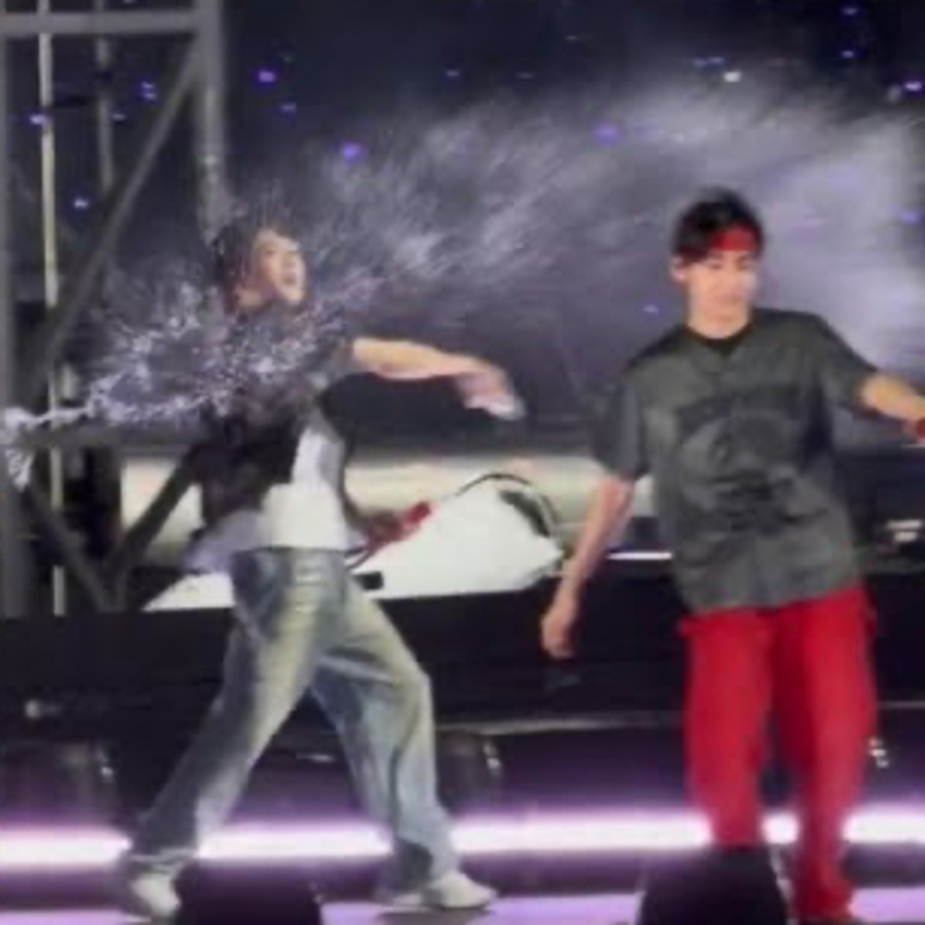 when did bts started doing water bottle fighting? episode artwork