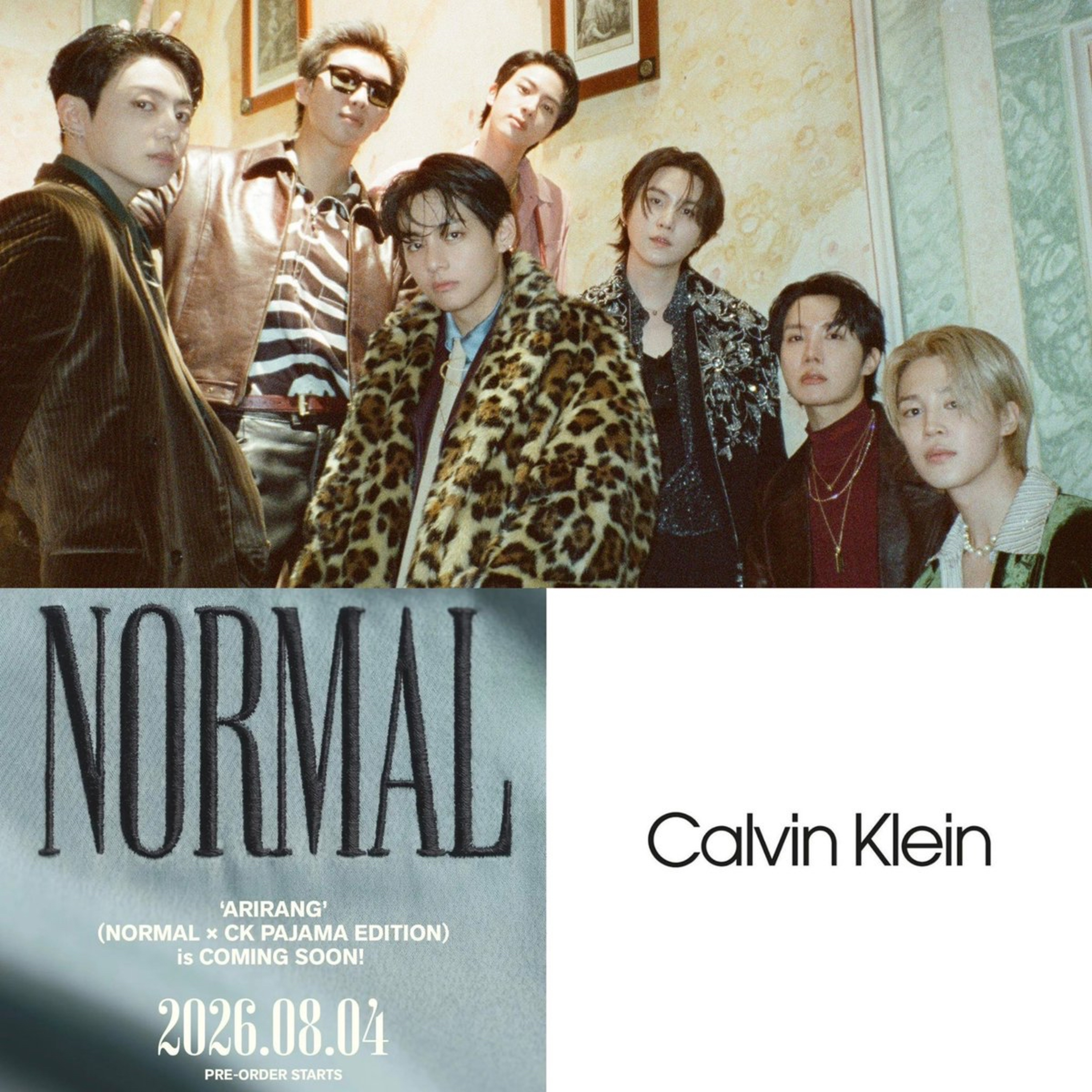 BTS and Calvin Klein Tease Pajama Edition Collaboration