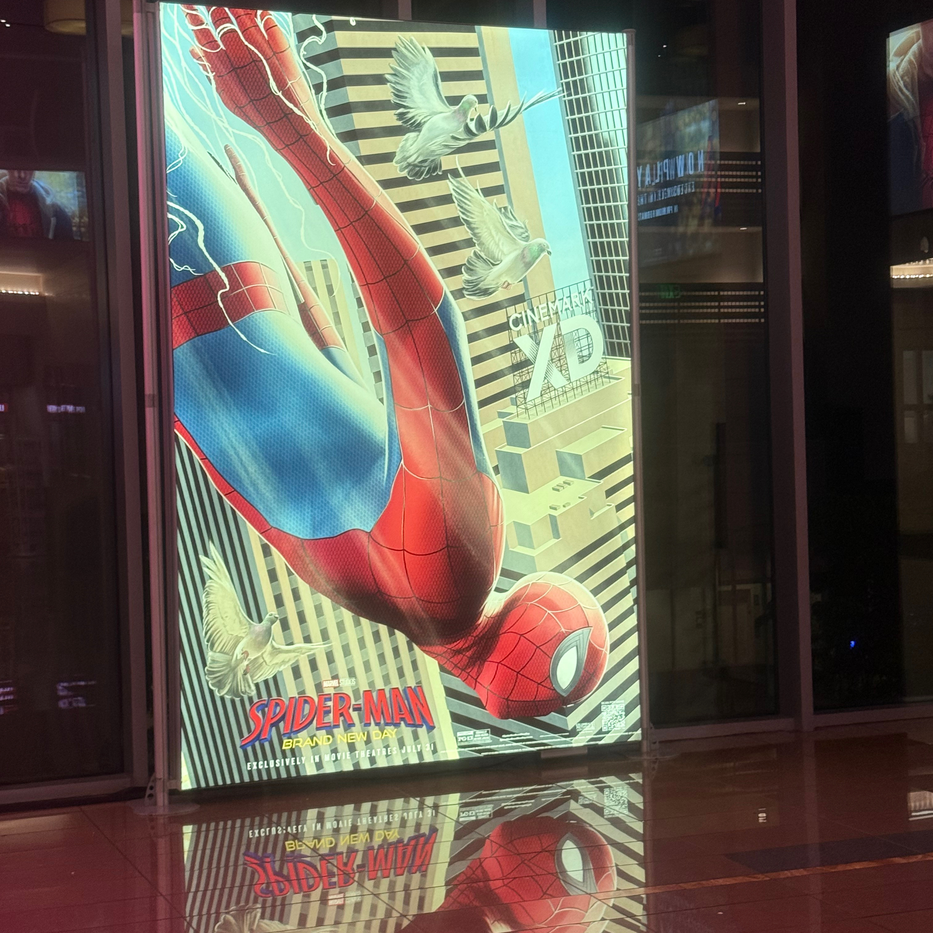 I saw the movie of Spider-Man Brand New Day best movie ever with Tom Holland episode artwork