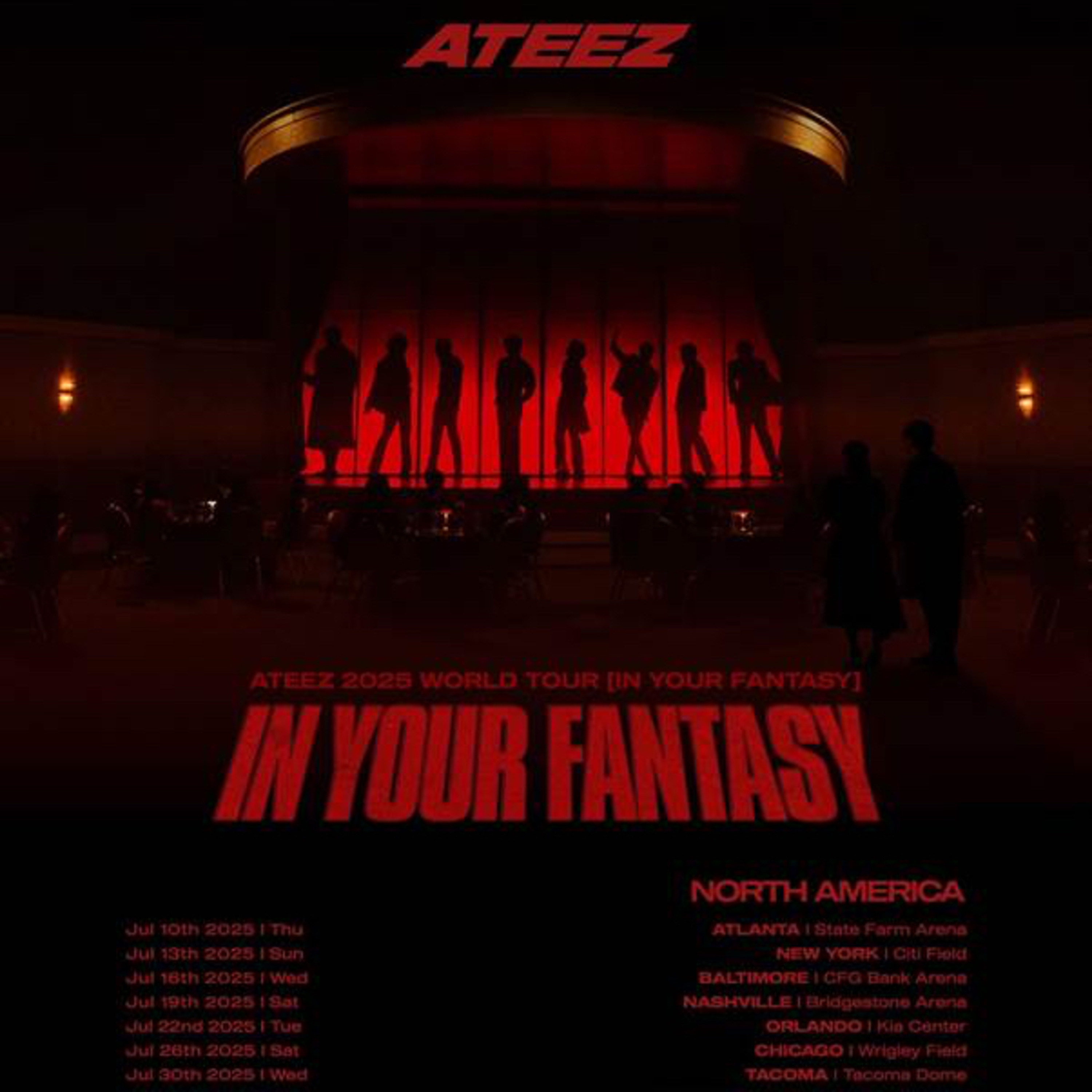 ATEEZ Announces North American Tour IN YOUR FANTASY 2025 world tour  episode artwork