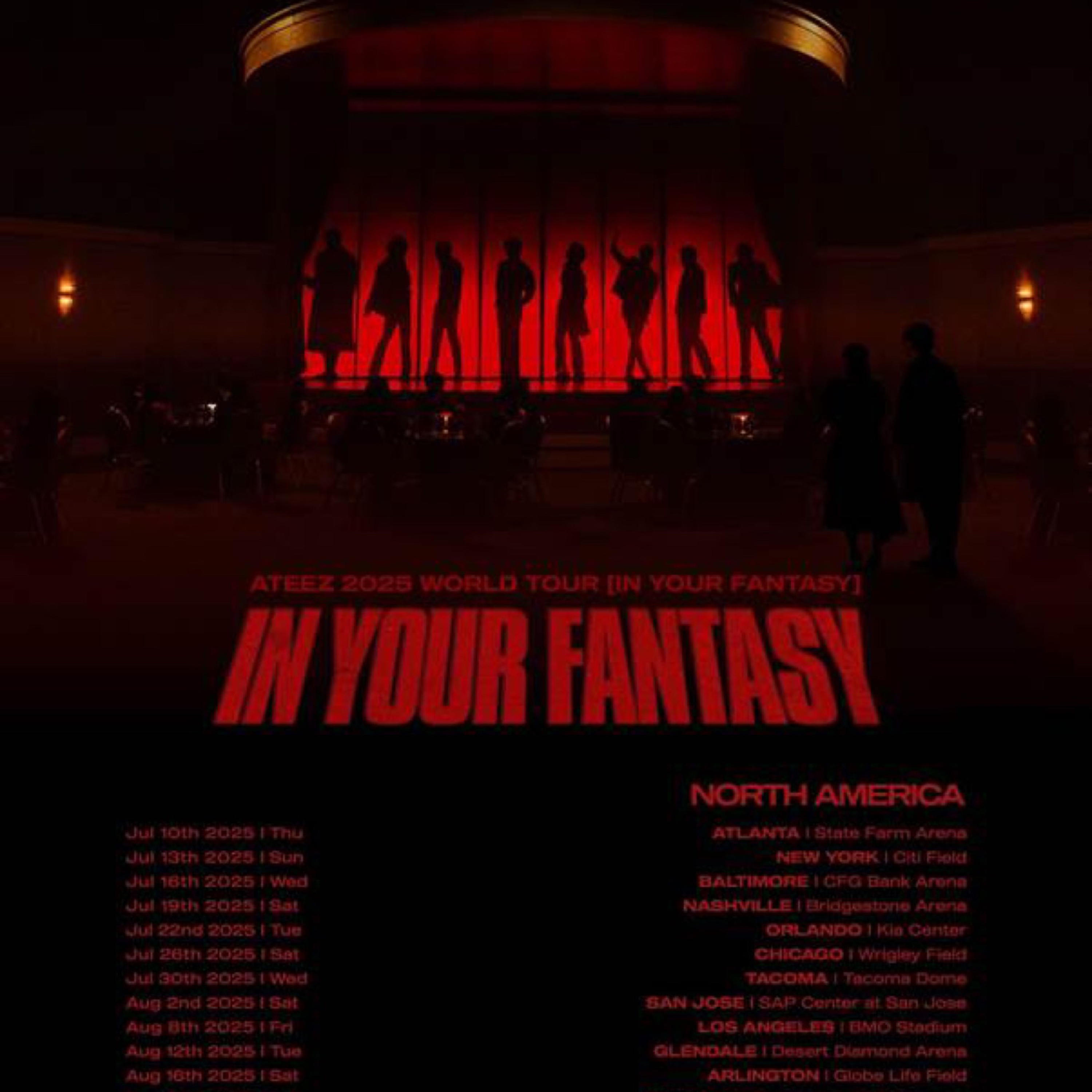 ATEEZ announces 2025 World Tour "IN YOUR FANTASY" Japan dates episode artwork