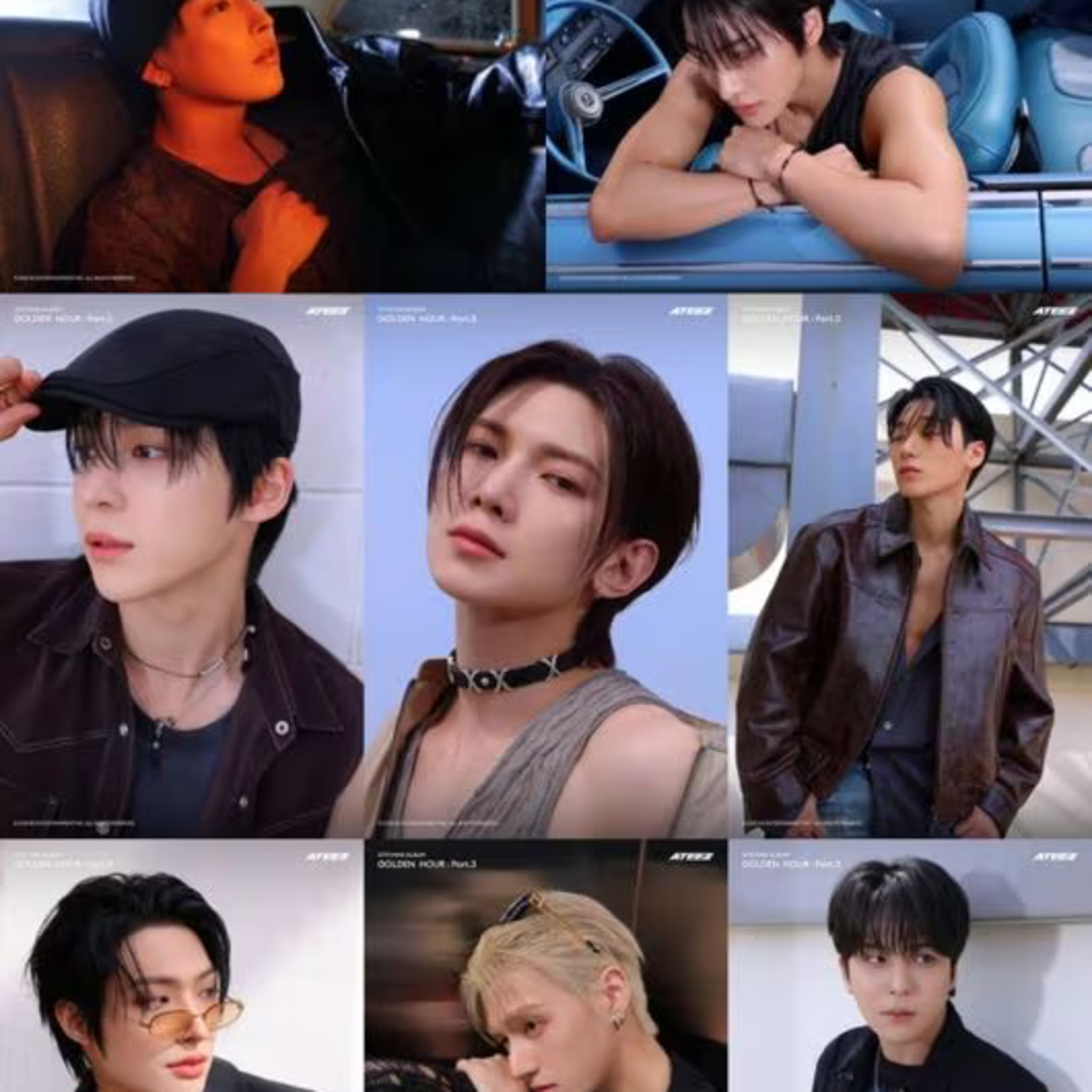 ATEEZ Drops More Teaser Photos For Upcoming Mini Album "GOLDEN HOUR : Part.3" episode artwork