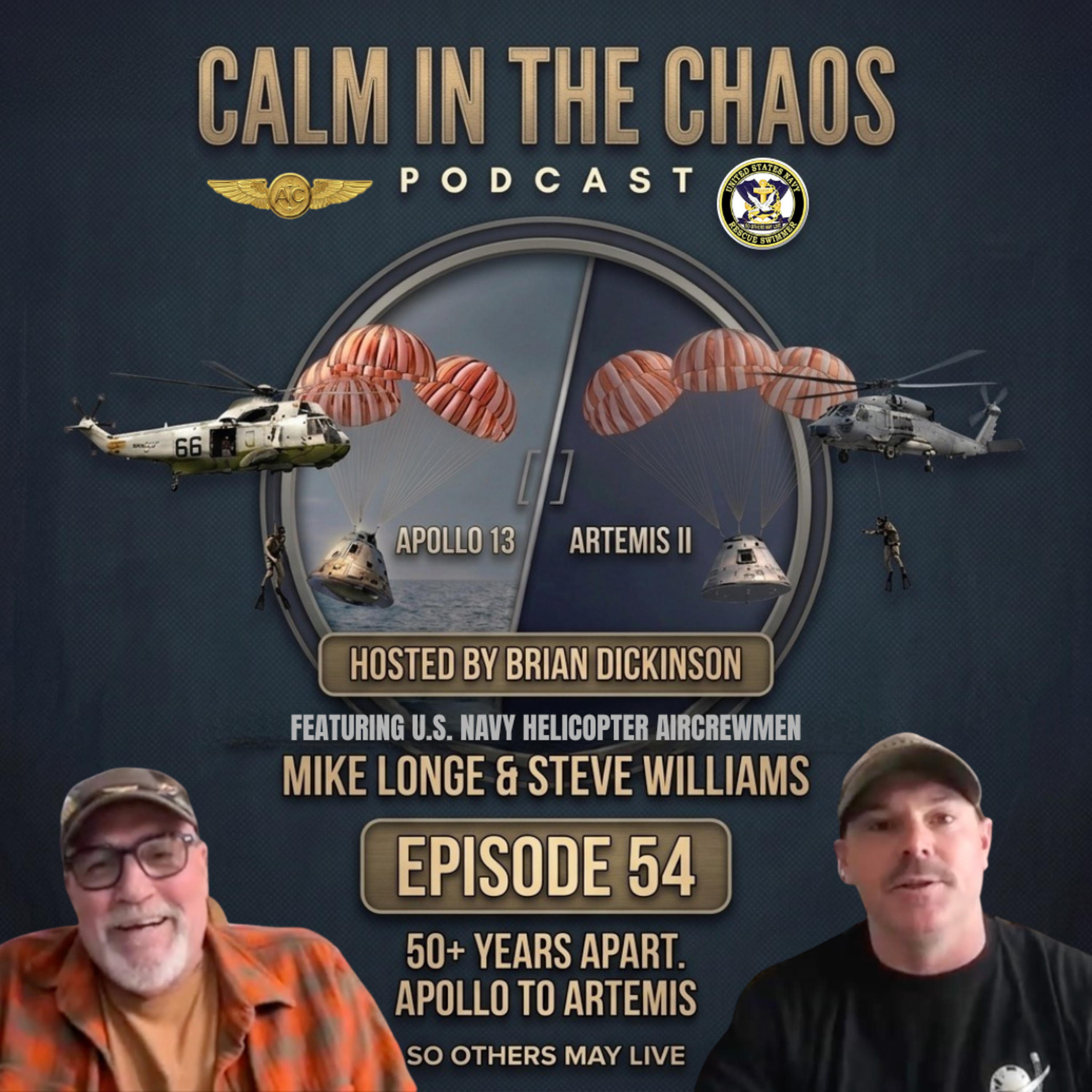 Apollo vs Artemis Recovery | Navy Aircrew Compare Splashdown Ops (Mike Longe & Steve Williams)