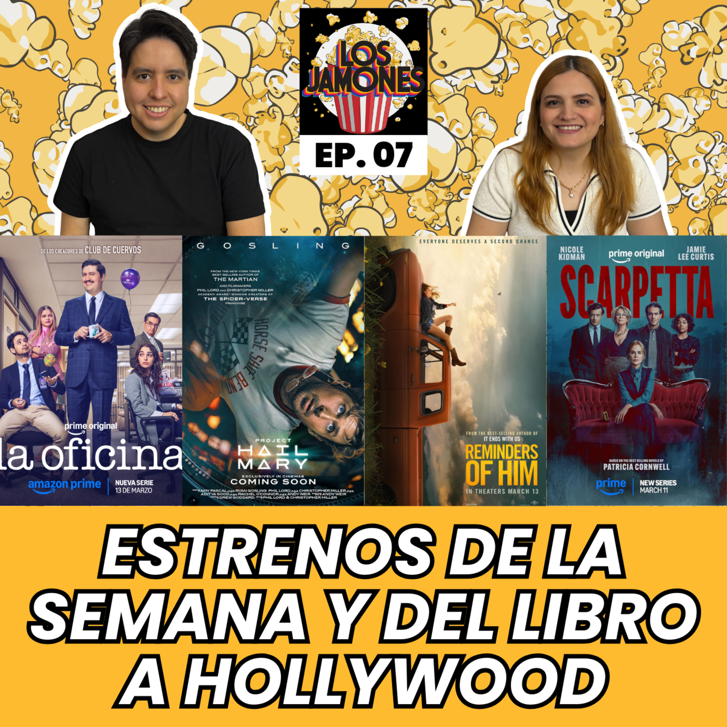 Recomendamos: Proyecto Fin del Mundo, No Te Olvidaré, Scarpetta, La Oficina y más | Los Jamones Podcast episode artwork