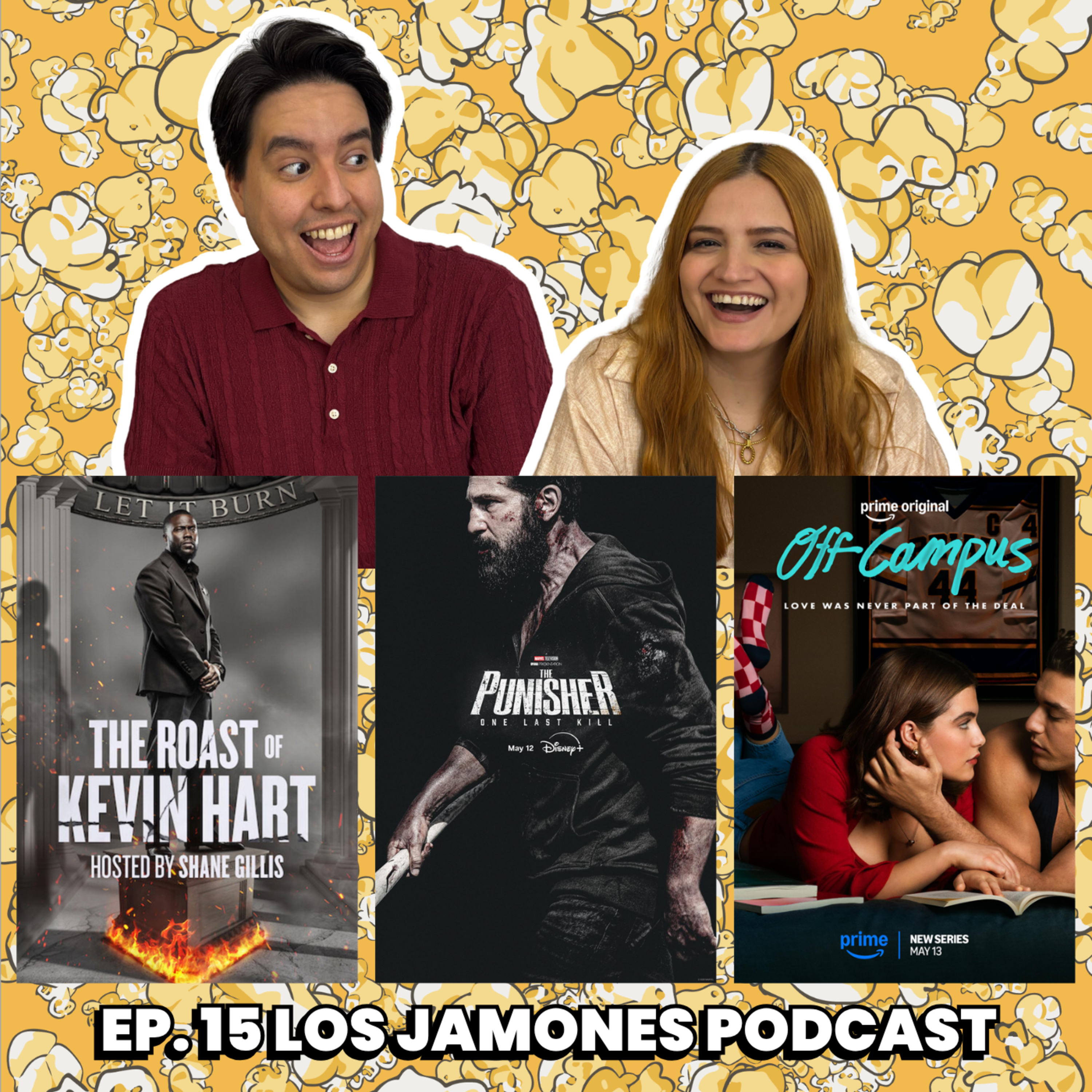 Punisher, Off Campus, La Odisea de Nolan y Nuestros Guilty Pleasures Cinéfilos | Los Jamones Podcast episode artwork