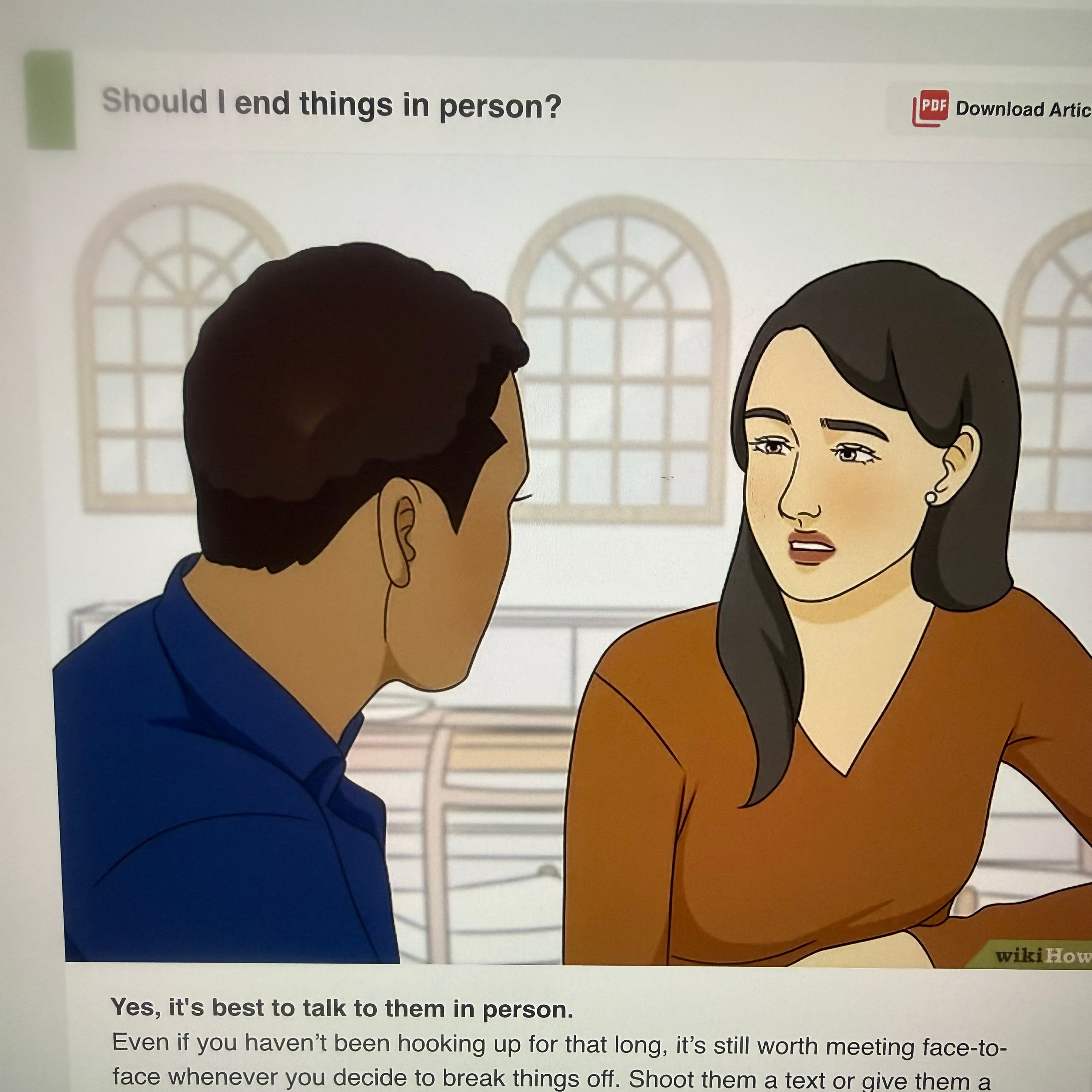 How to break up with someone you’re not officially dating wikihow article today episode artwork