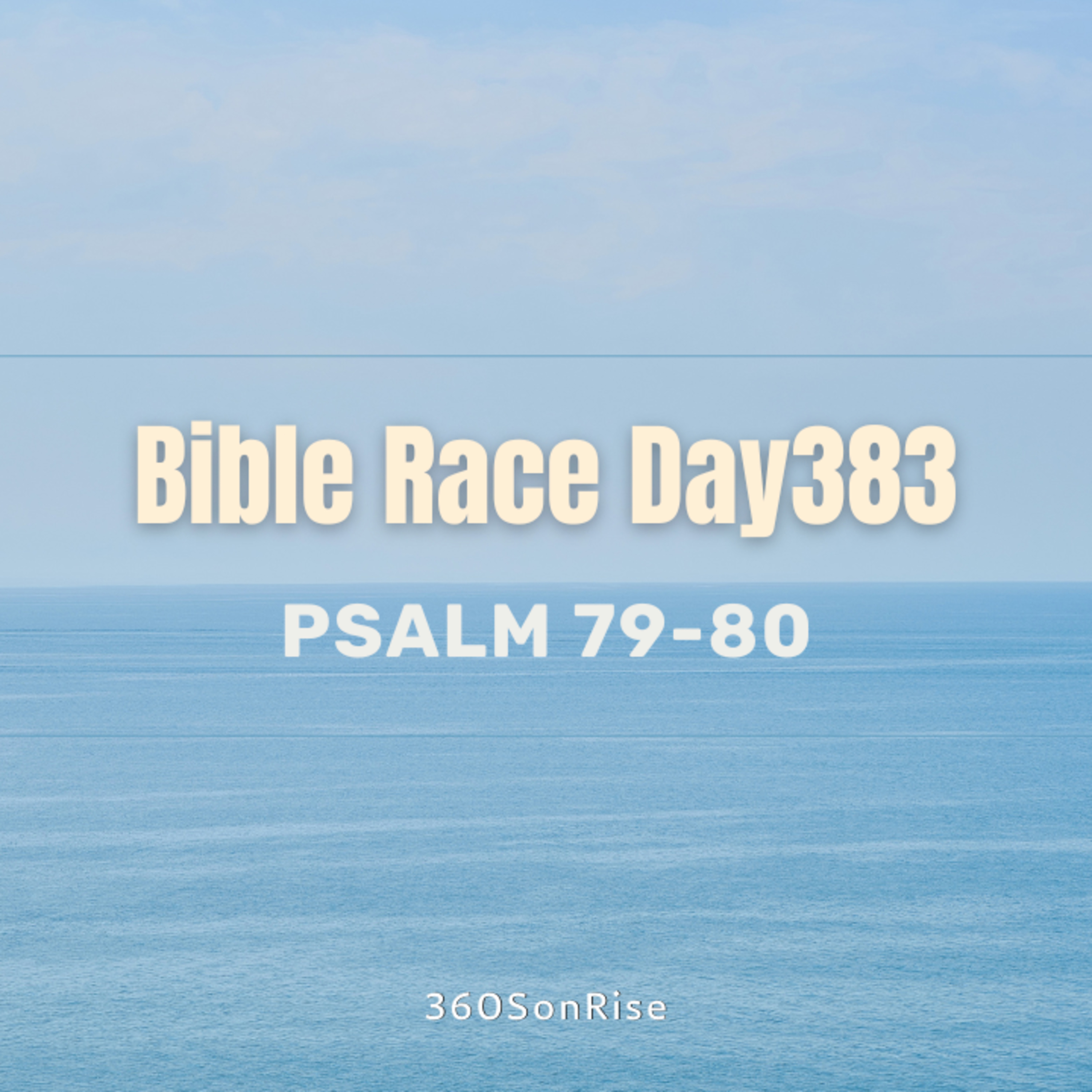 Bible Race 1/17/2025: Day383: Psalm 79-80 episode artwork