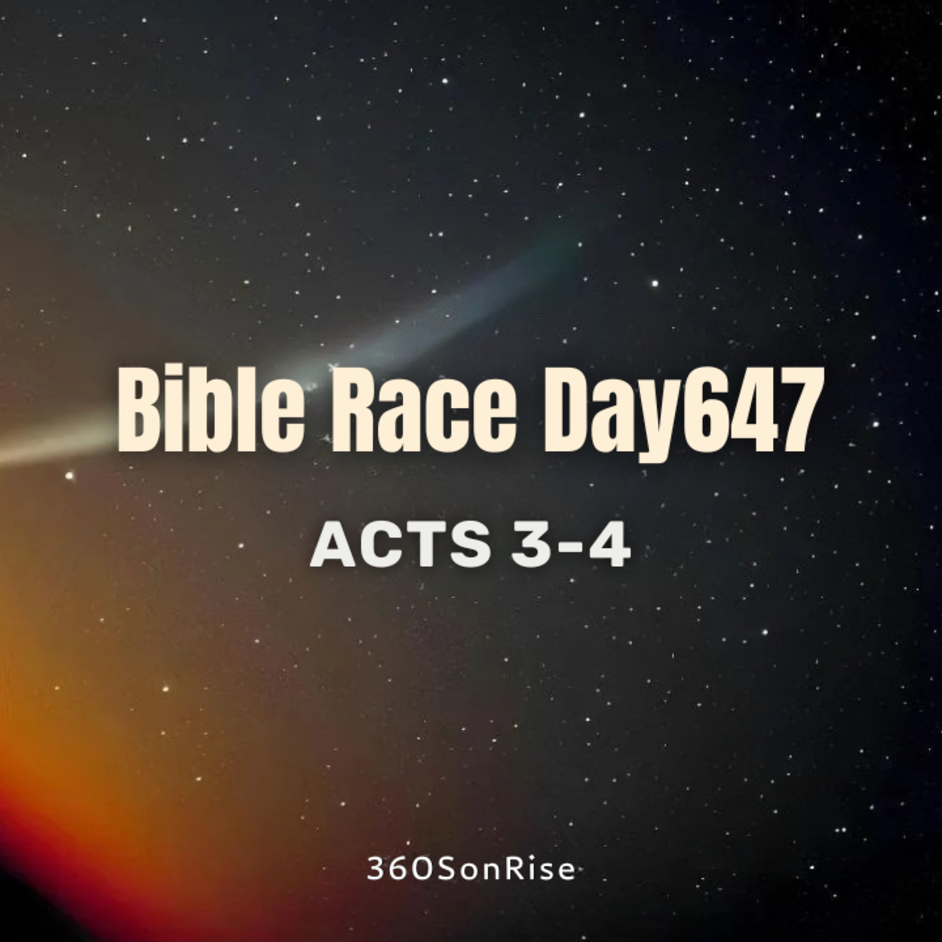Bible Race 10/8/2025: Day647: Acts 3-4 episode artwork