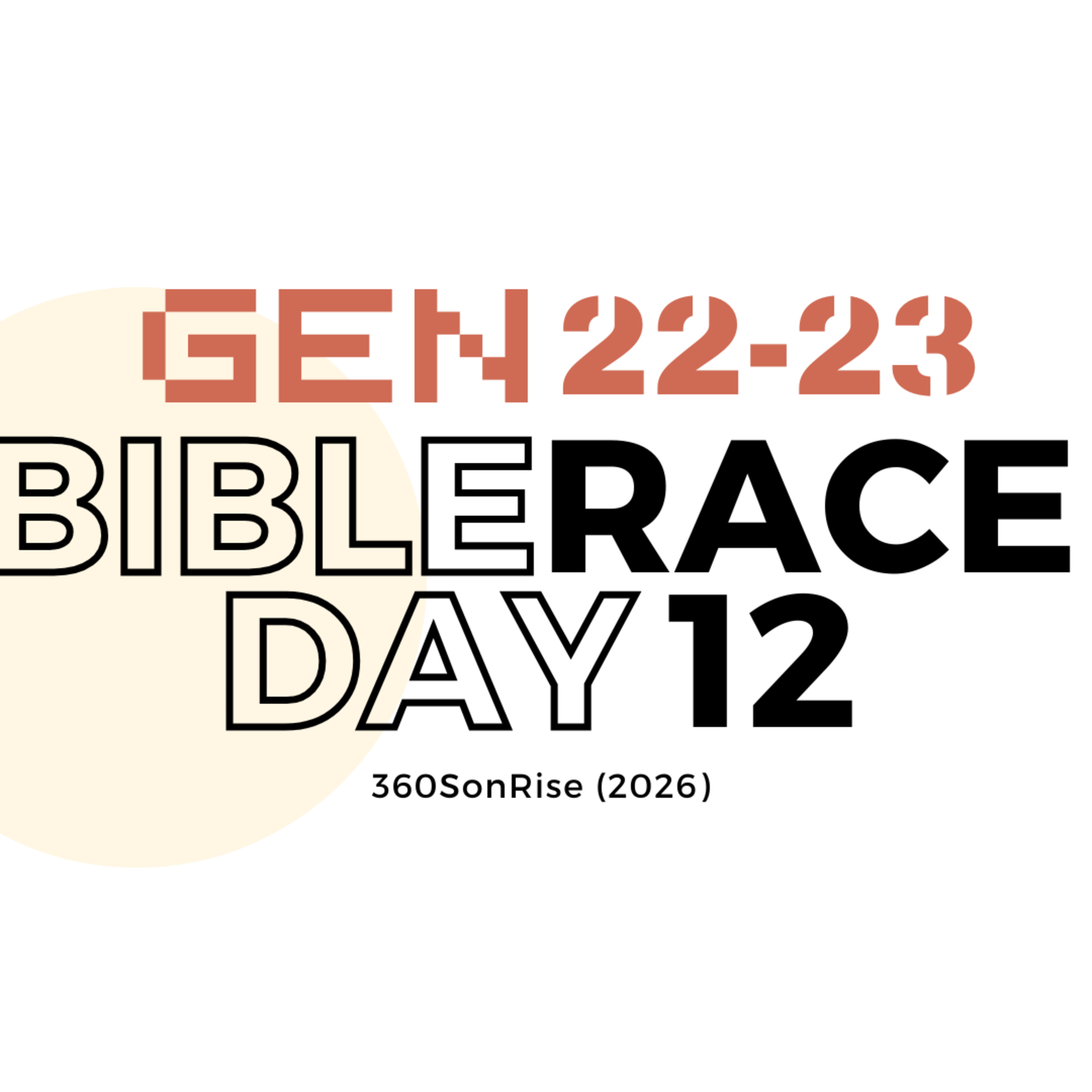 Bible Race 1/12/2026: Day12: Genesis 22-23 episode artwork