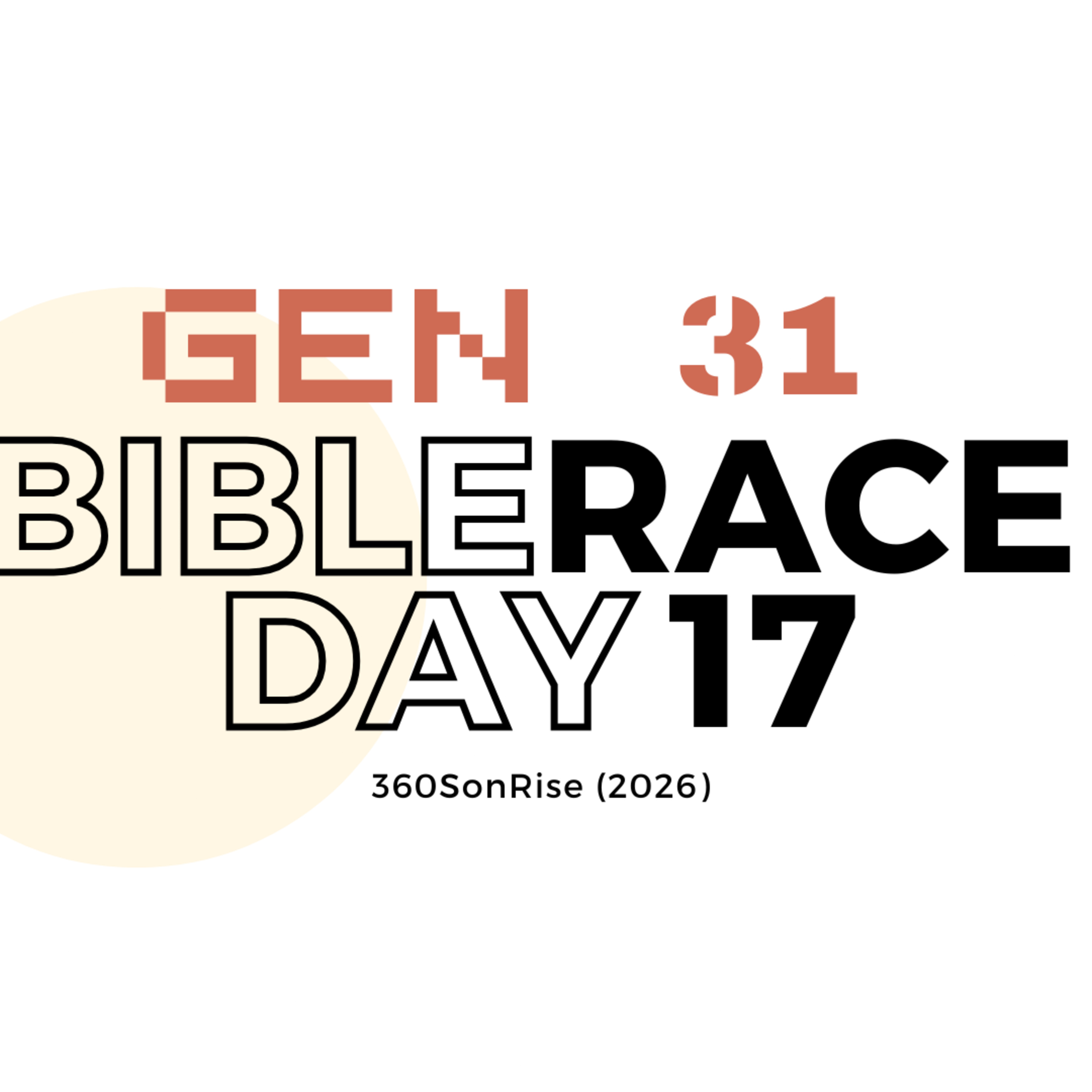 Bible Race 1/18/2026: Day18: Genesis 31 episode artwork