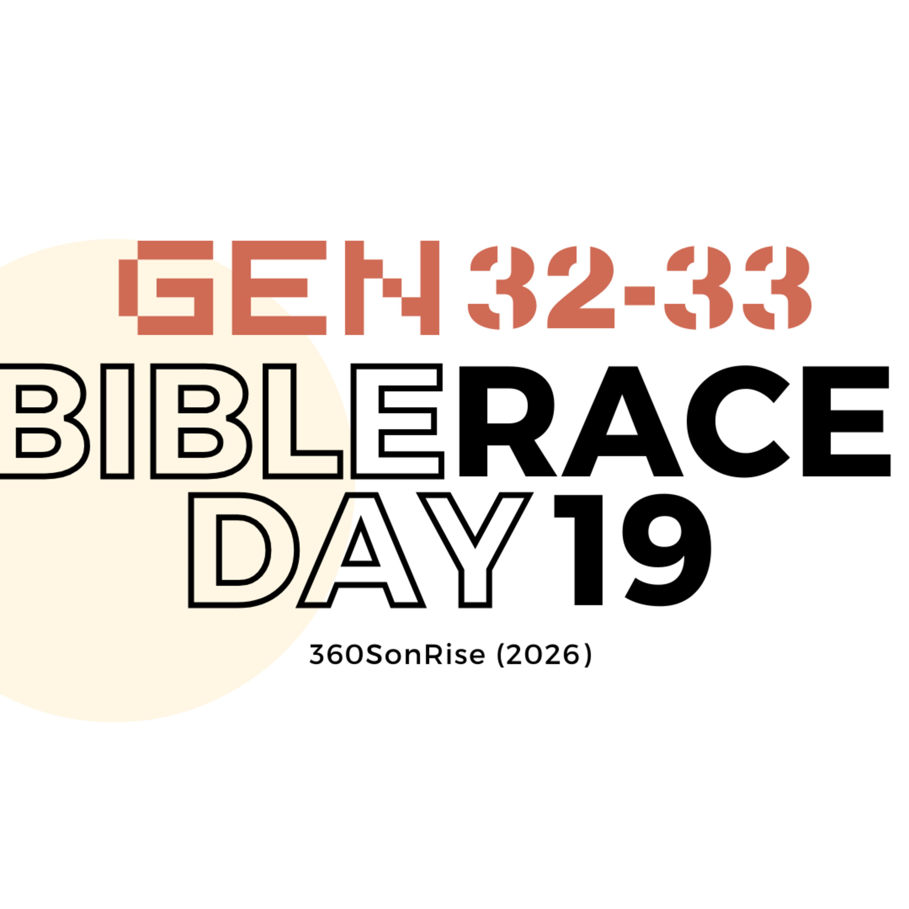 Bible Race 1/19/2026: Day19: Genesis 32-33 episode artwork