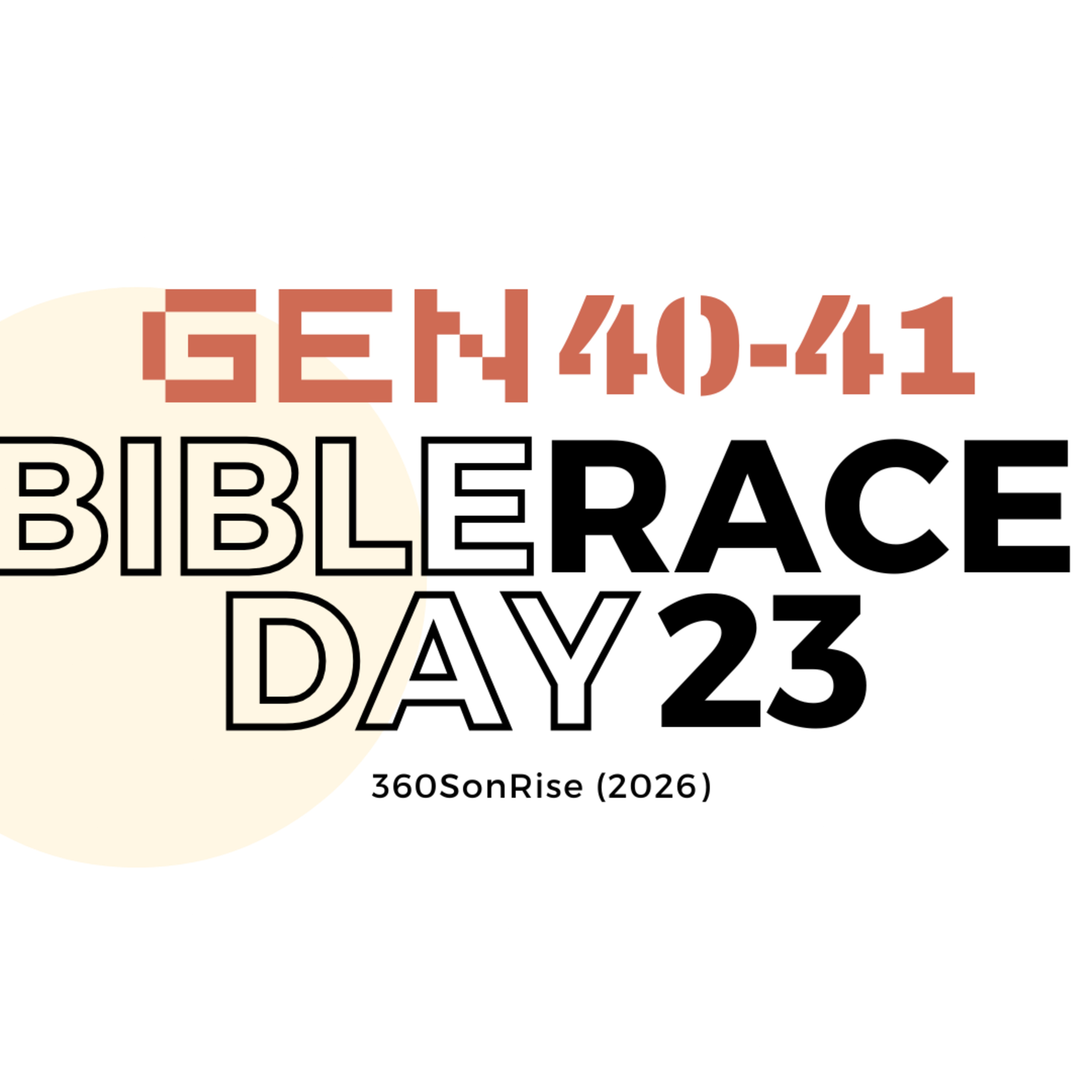 Bible Race 1/23/2026: Day23: Genesis 40-41 episode artwork