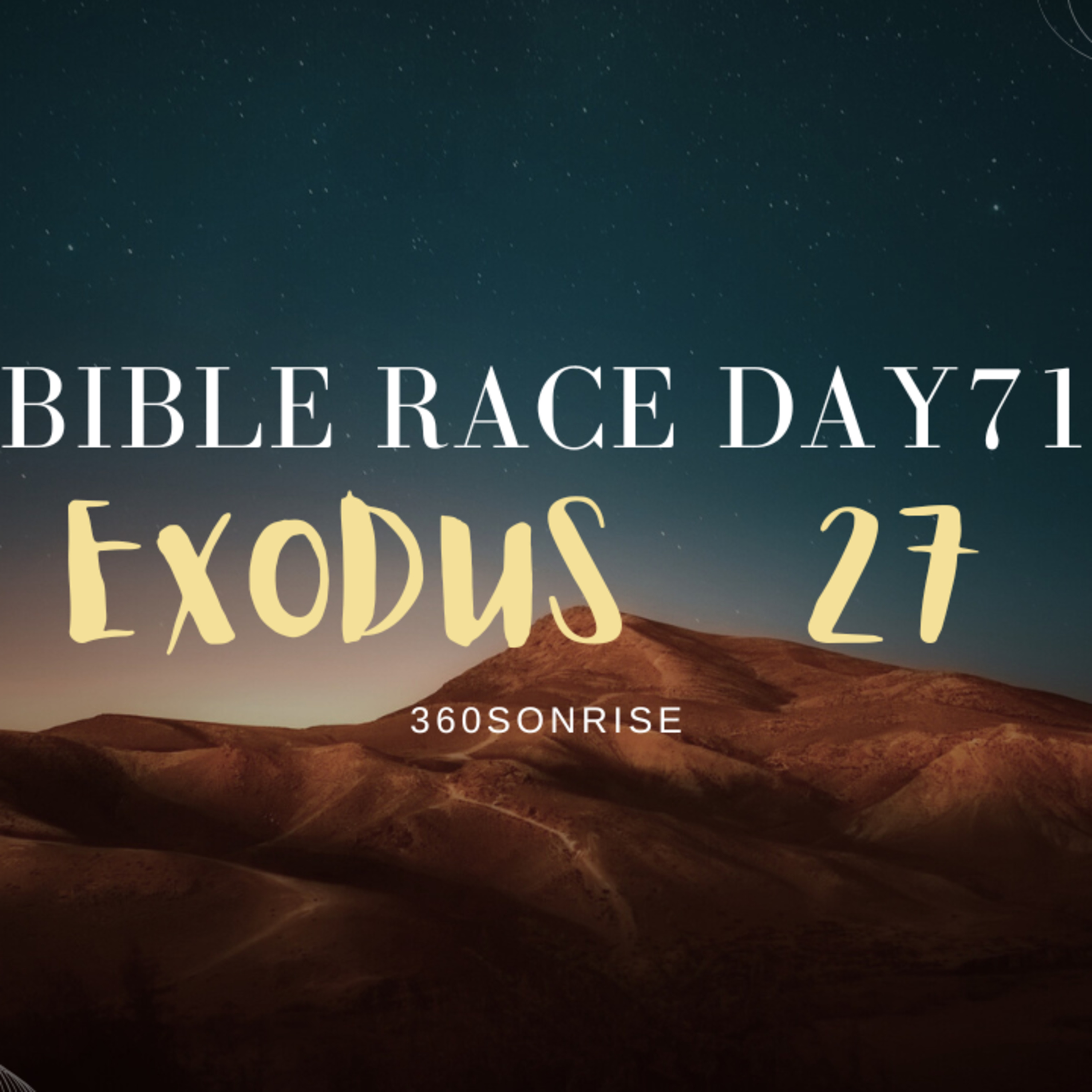 Bible Race 3/12/2026: Day71: Exodus 27 episode artwork