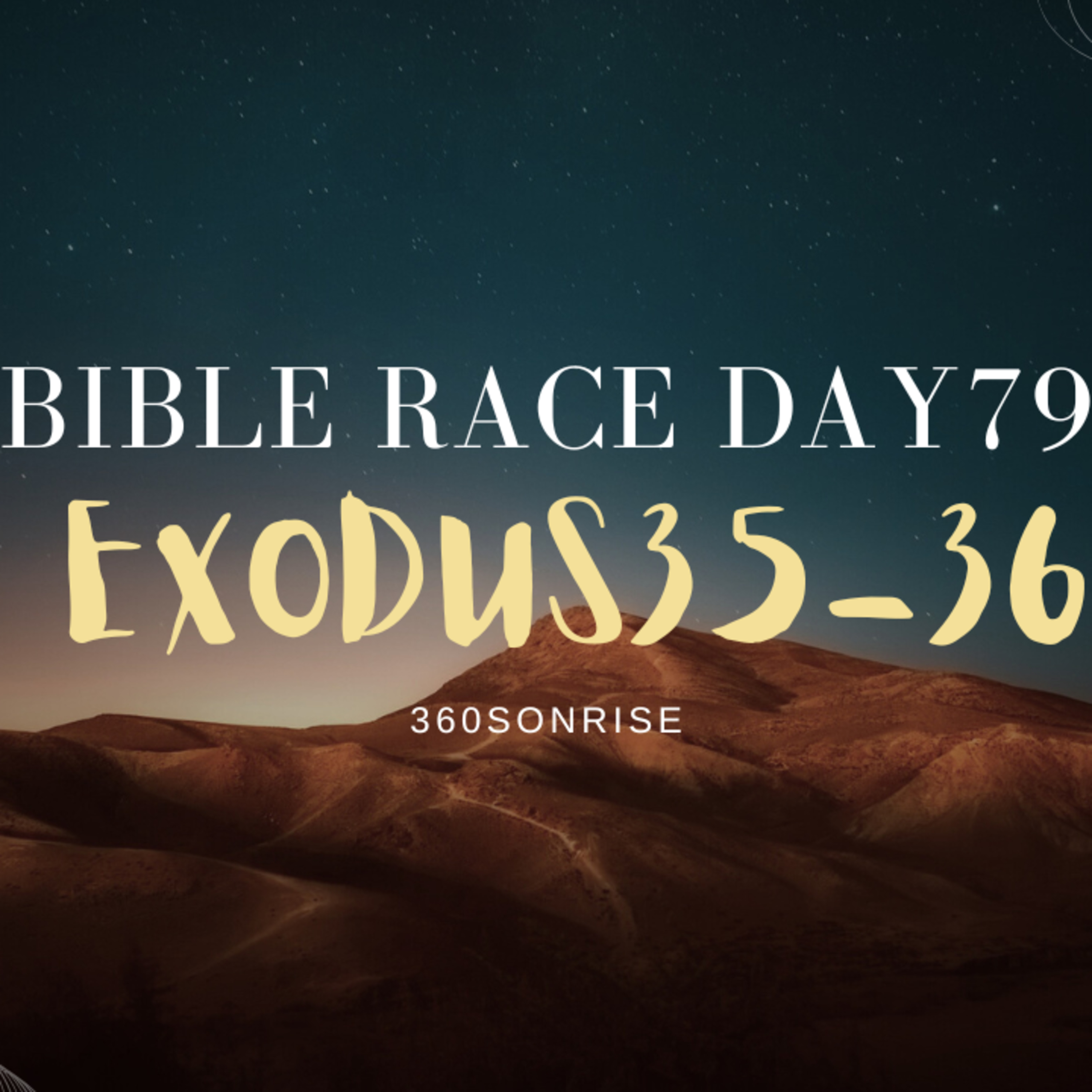 Bible Race 3/20/2026: Day79: Exodus 35-36 episode artwork